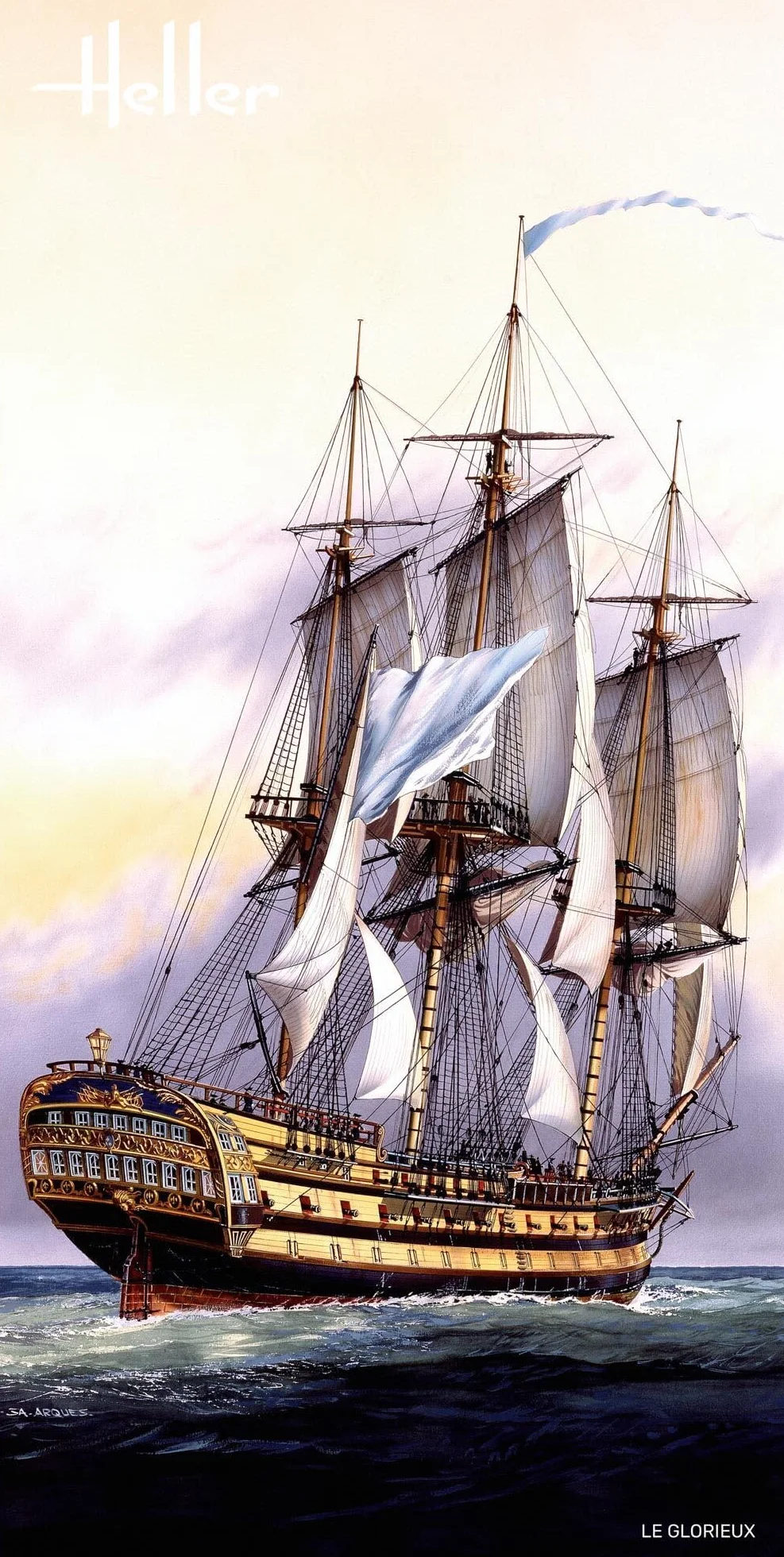 Heller Construction Et Maquettes Le Glorieux Echelle 1/150ème
