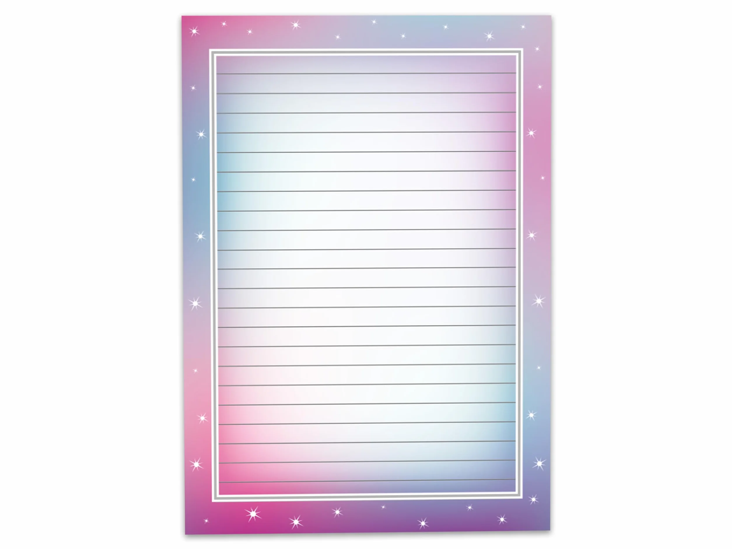 Blocs de construction à motif cœurs et étoiles rose multicolore lot de 2 pour enfants école