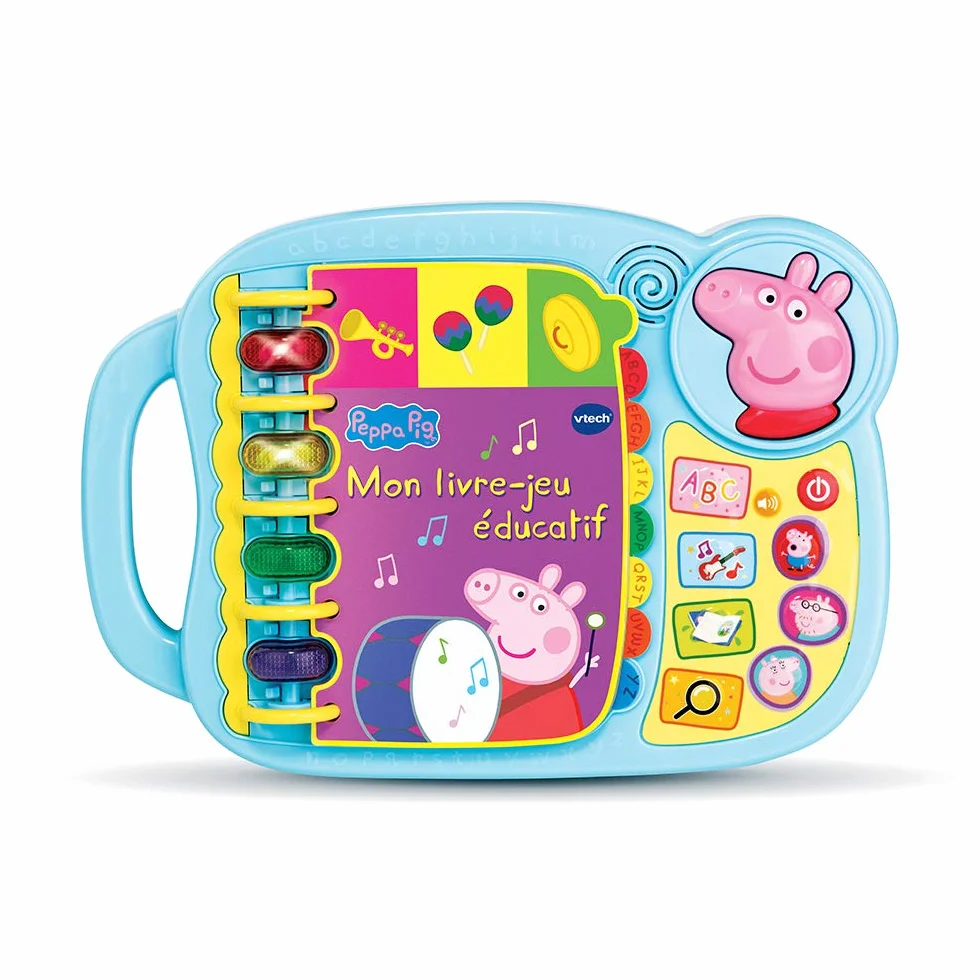 VTech Peppa Pig Mon Livre-Jeu Éducatif – Livre Enfant 18 Mois – 5 Ans – Français
