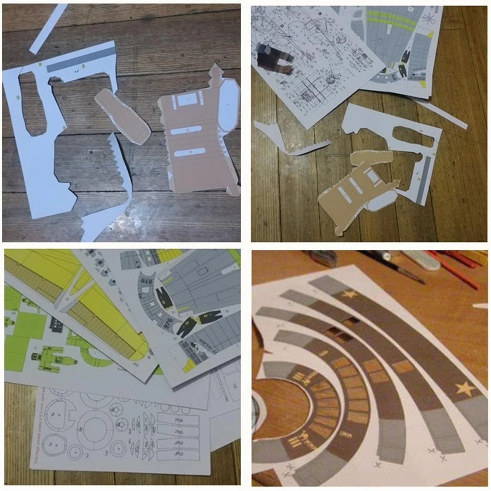 Maquette Navire Levchenko Échelle 1/200 Papier Décoration Intérieure