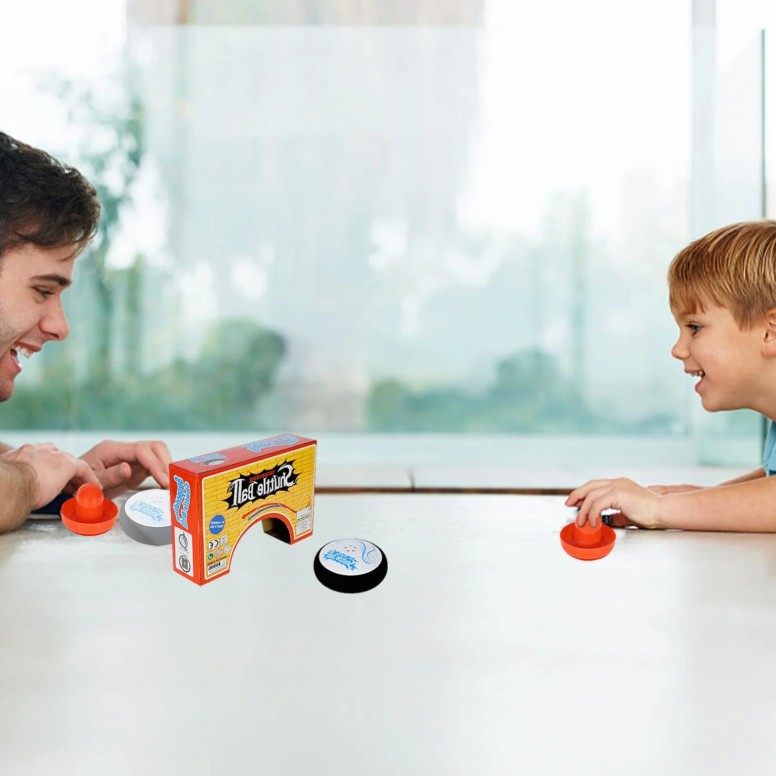 Jeu de Hockey sur Table, 2 attaquants et 2 palets, Portable, Arcade léger