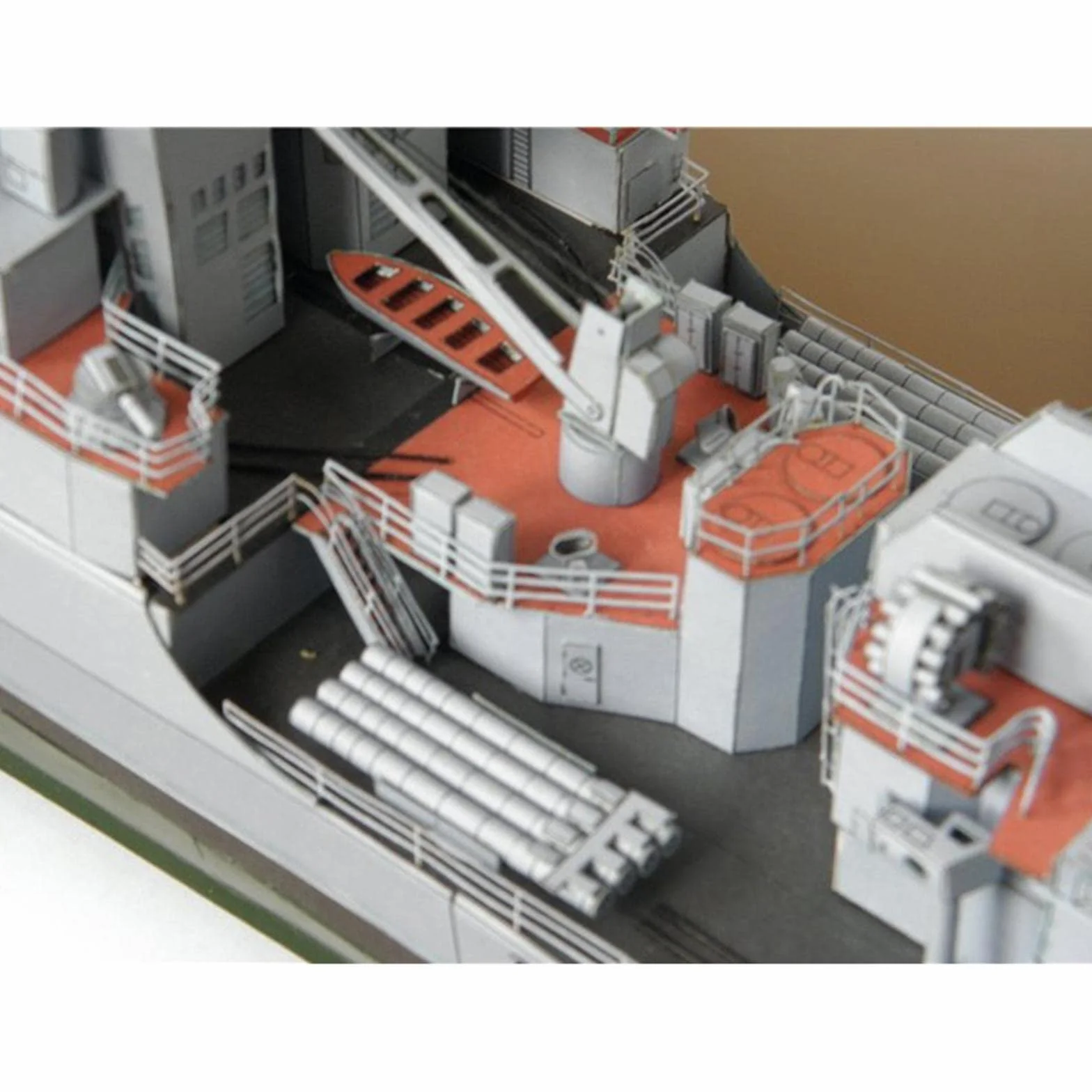 Maquette Navire Levchenko Échelle 1/200 Papier Décoration Intérieure
