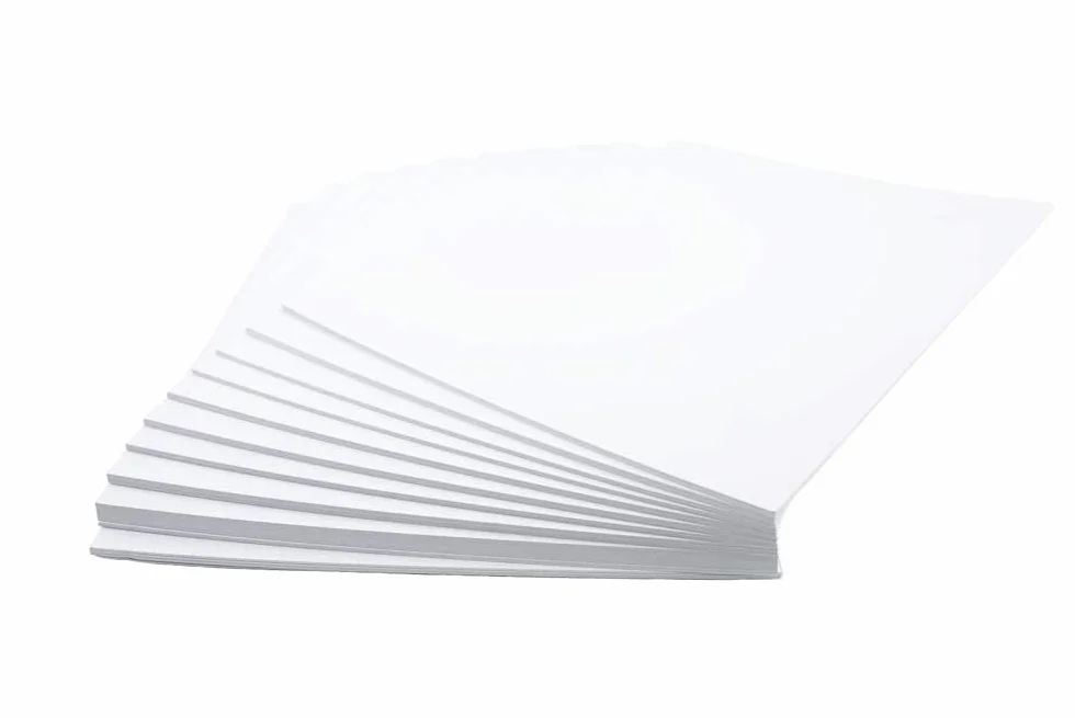 Lot de 100 feuilles cartonnées blanches A4 350 g/m² House of Card & Paper