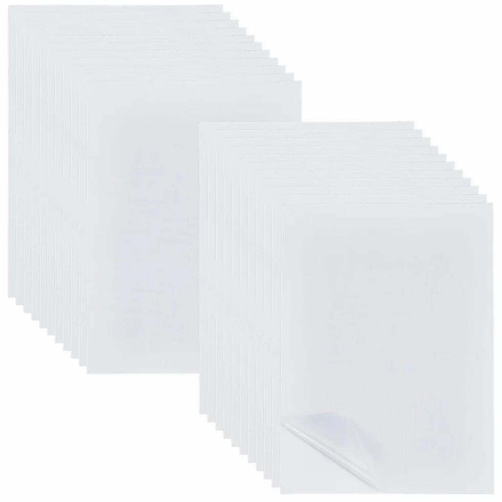 BENECREAT Feuilles de Plastification Autocollantes A4 21.3x30cm 50 Pièces Sans Machine