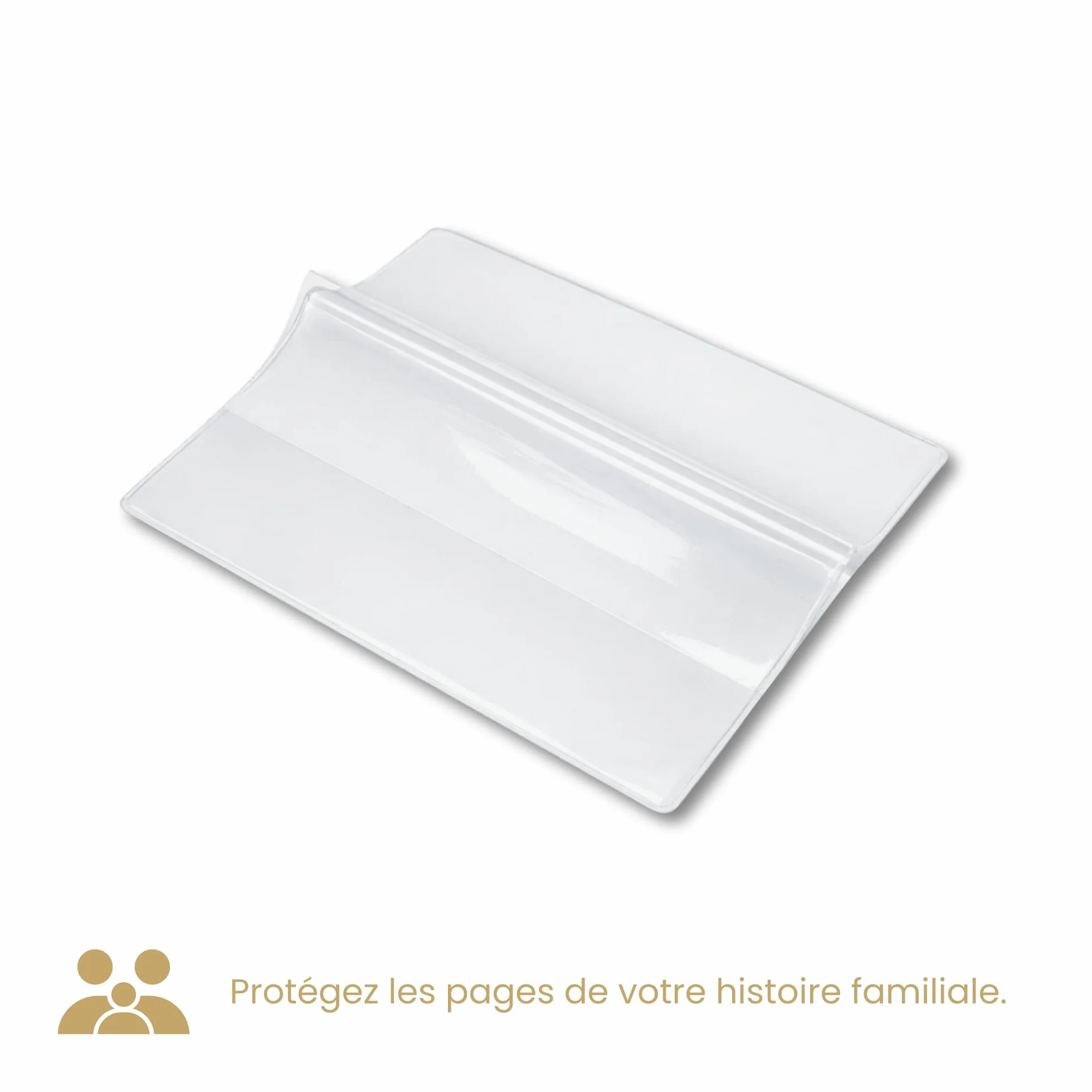 Protège Livret de Famille PVC Transparent 10x21 cm Étui de Protection Étanche