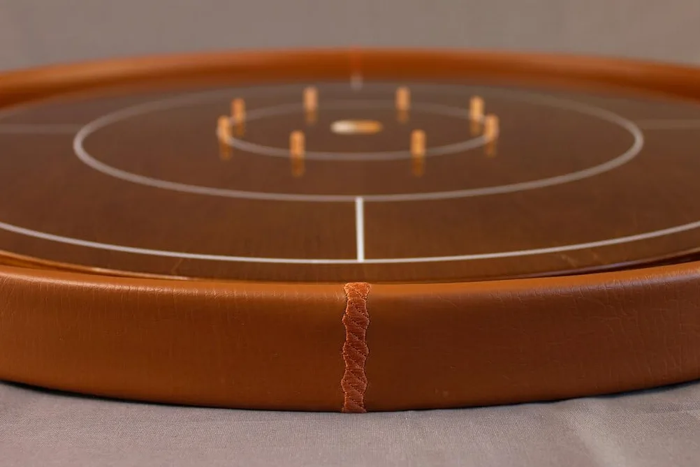 Masters Crokinole Tournament Board - Walnut and Ebony