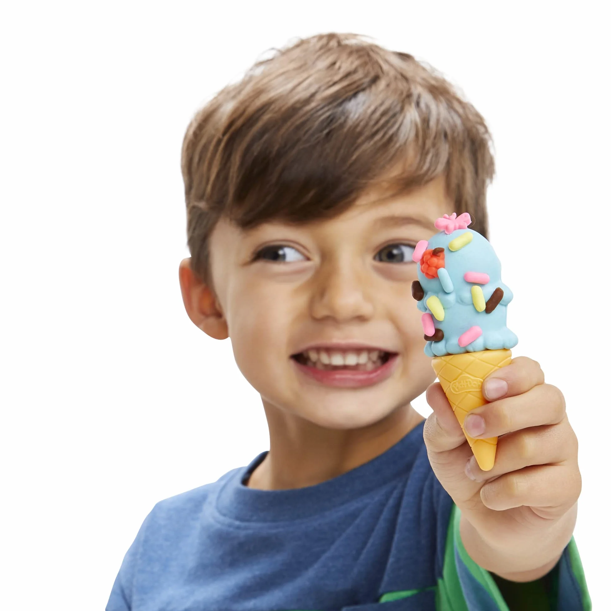 Play-Doh Peppa Pig Le Camion de Glaces Figurines Pâte à Modeler 5 Pots Jouet Créatif 3 Ans