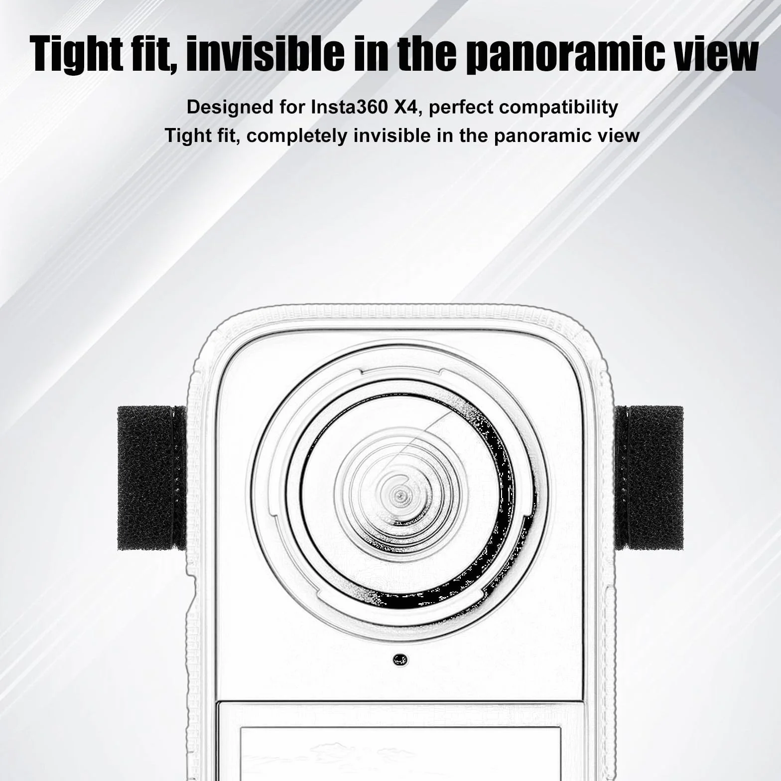 PEUTIER Lot de 6 Manchons de Protection pour Micro Insta360 X4, Pare-Brise Anti-Vent Extérieur