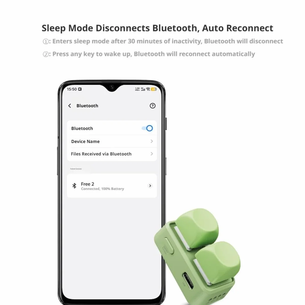 Télécommande Bluetooth pour tourne-page Léger Rétroéclairage RVB Touches remplaçables à chaud Compatible Kindle Violet