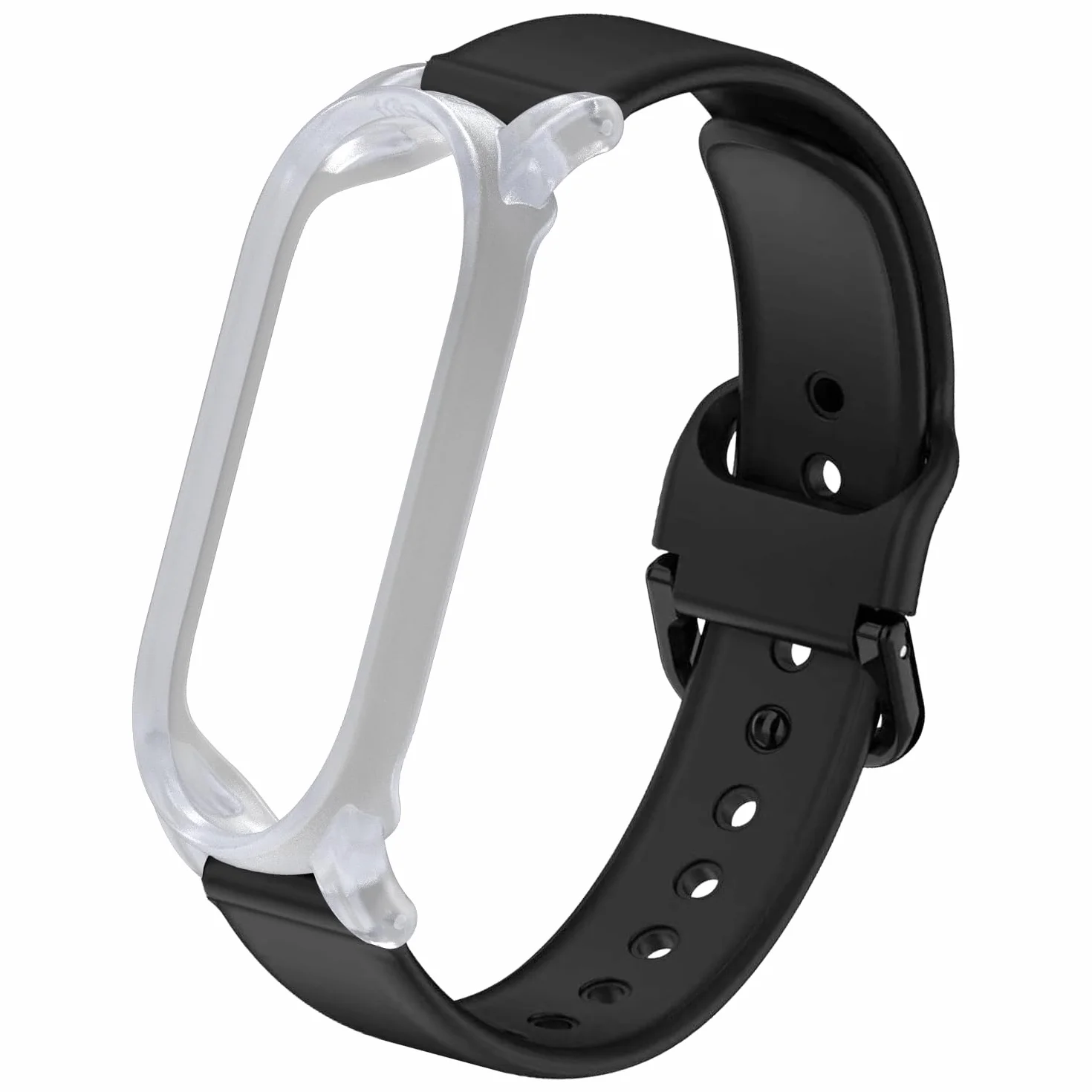 TUDIA Étui en PC à clipser avec Bracelet réglable en silicone pour enregistreur PLAUD NotePin AI