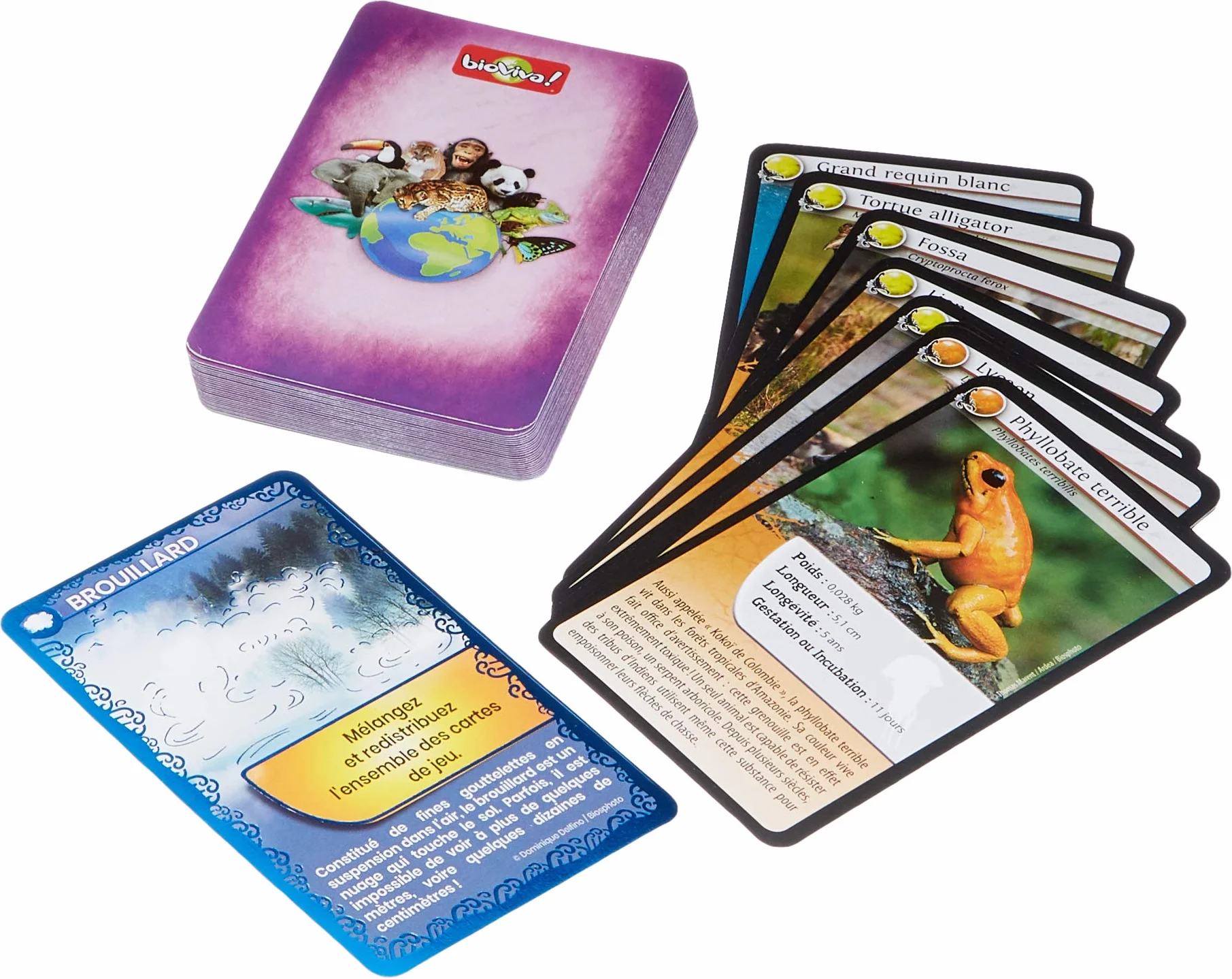 Jeux de Cartes Défis Natures - Animaux Redoutables