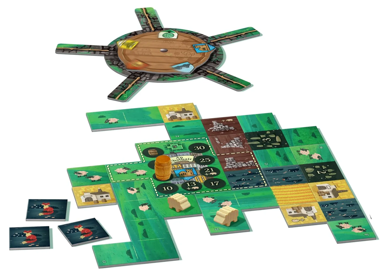 Asmodee Tipperary Jeu de société à partir de 8 Ans, 2 à 5 Joueurs, 45 Minutes par Partie, Espagnol Lookout
