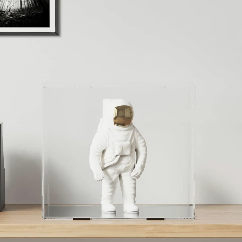 Vitrine en acrylique transparent - 40 x 36 x 35 cm - Anti-poussière - Pour modèles de jouets