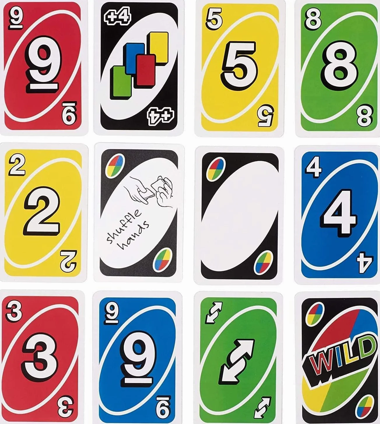 Mattel Uno Lot de 3 jeux de cartes Dos and Phase 10