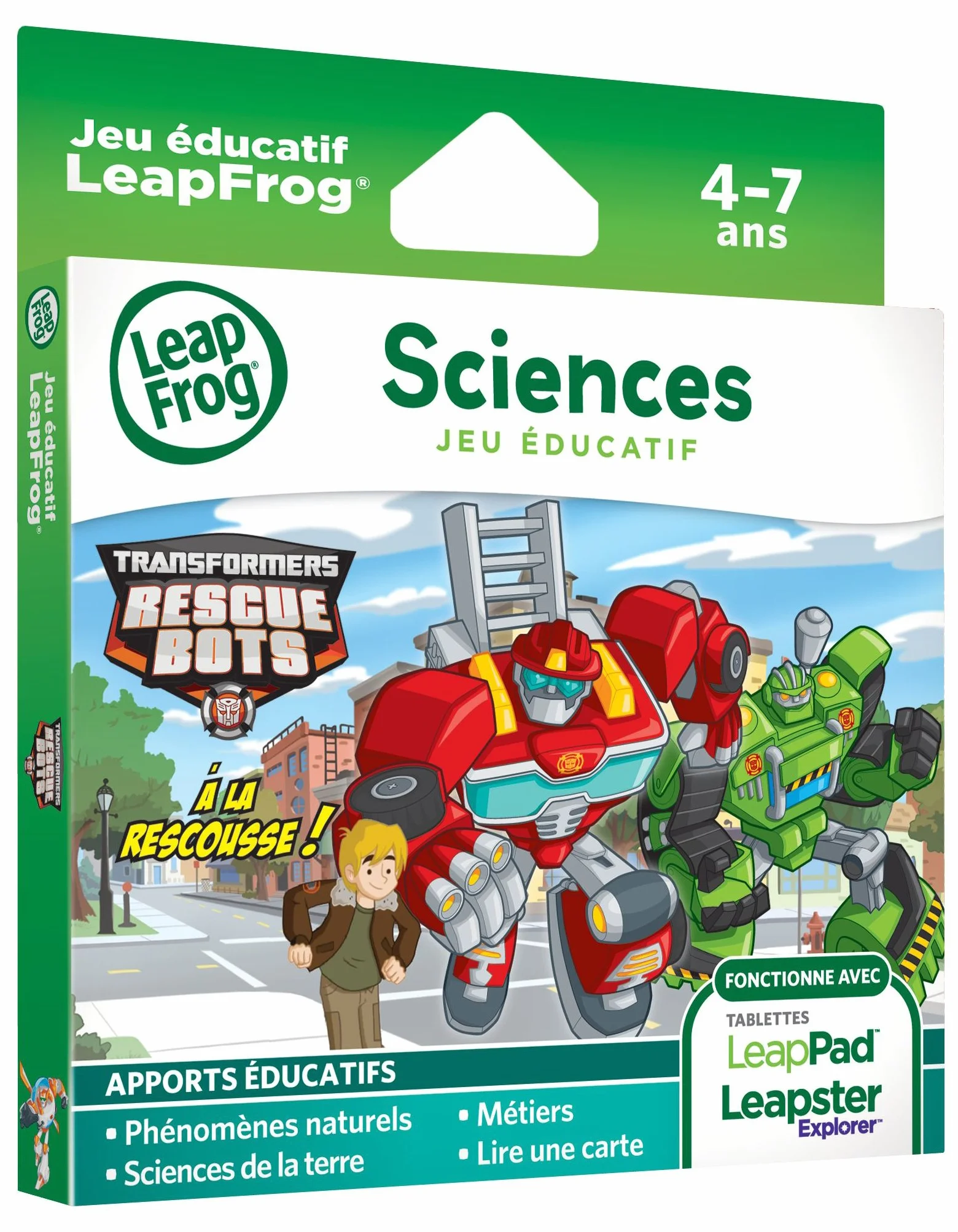 LeapFrog Jeu Electronique Transformers Rescue Bots Leappad Leapster