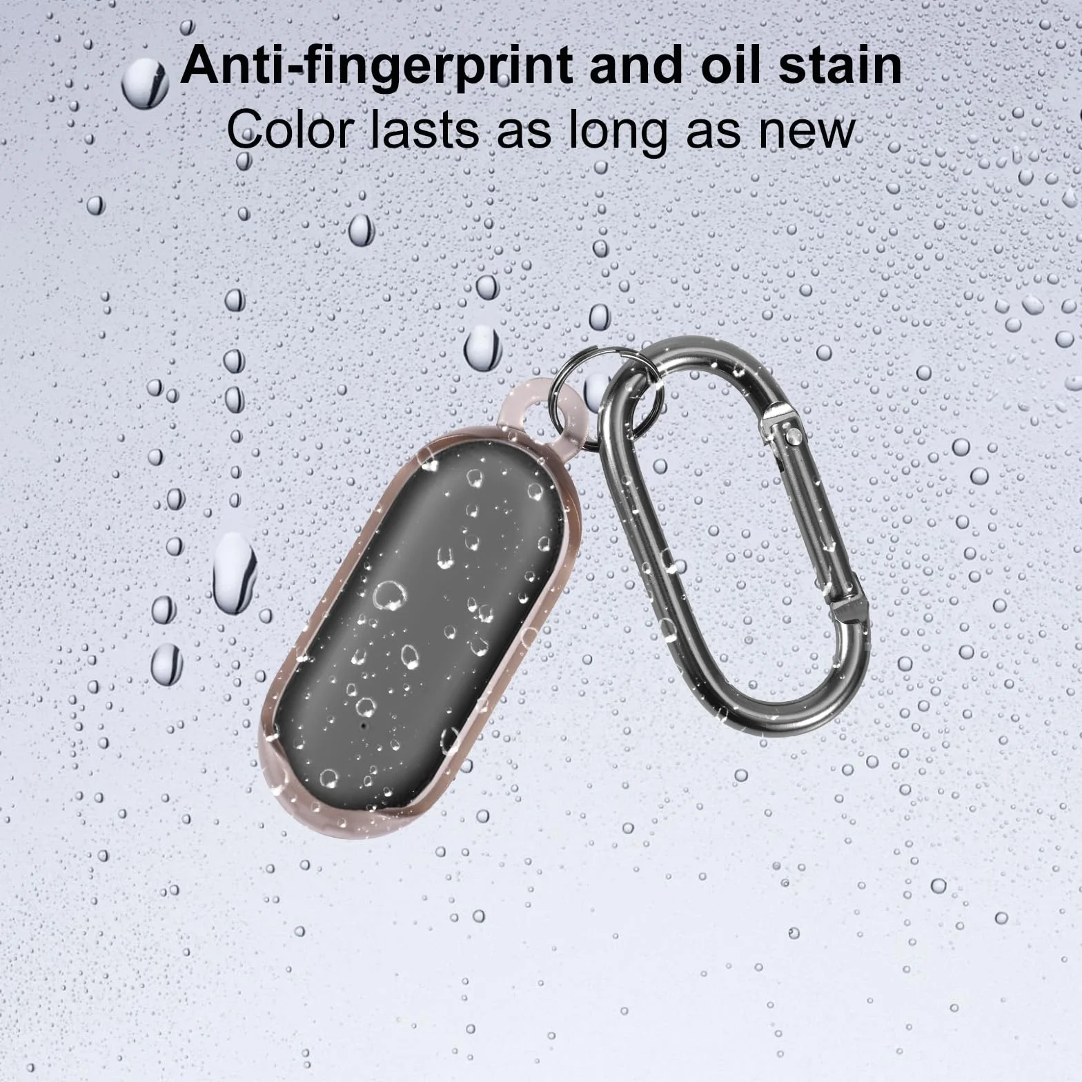Étui Enregistreur Vocal PLAUD NotePin AI, Housse de Protection Transparente PC avec Porte-Clés, Coque Fine Résistante aux Chocs