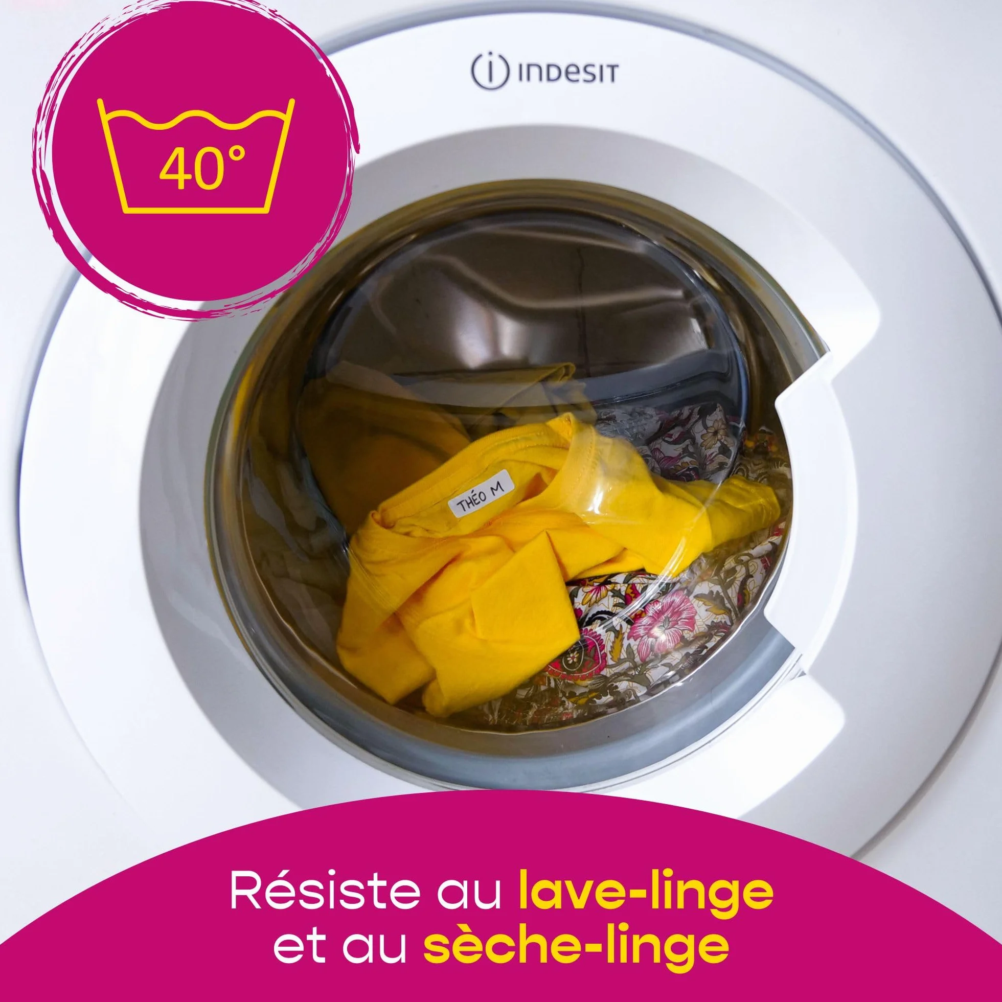 Avery Sachet 36 étiquettes autocollantes vêtements 45 x 13 mm