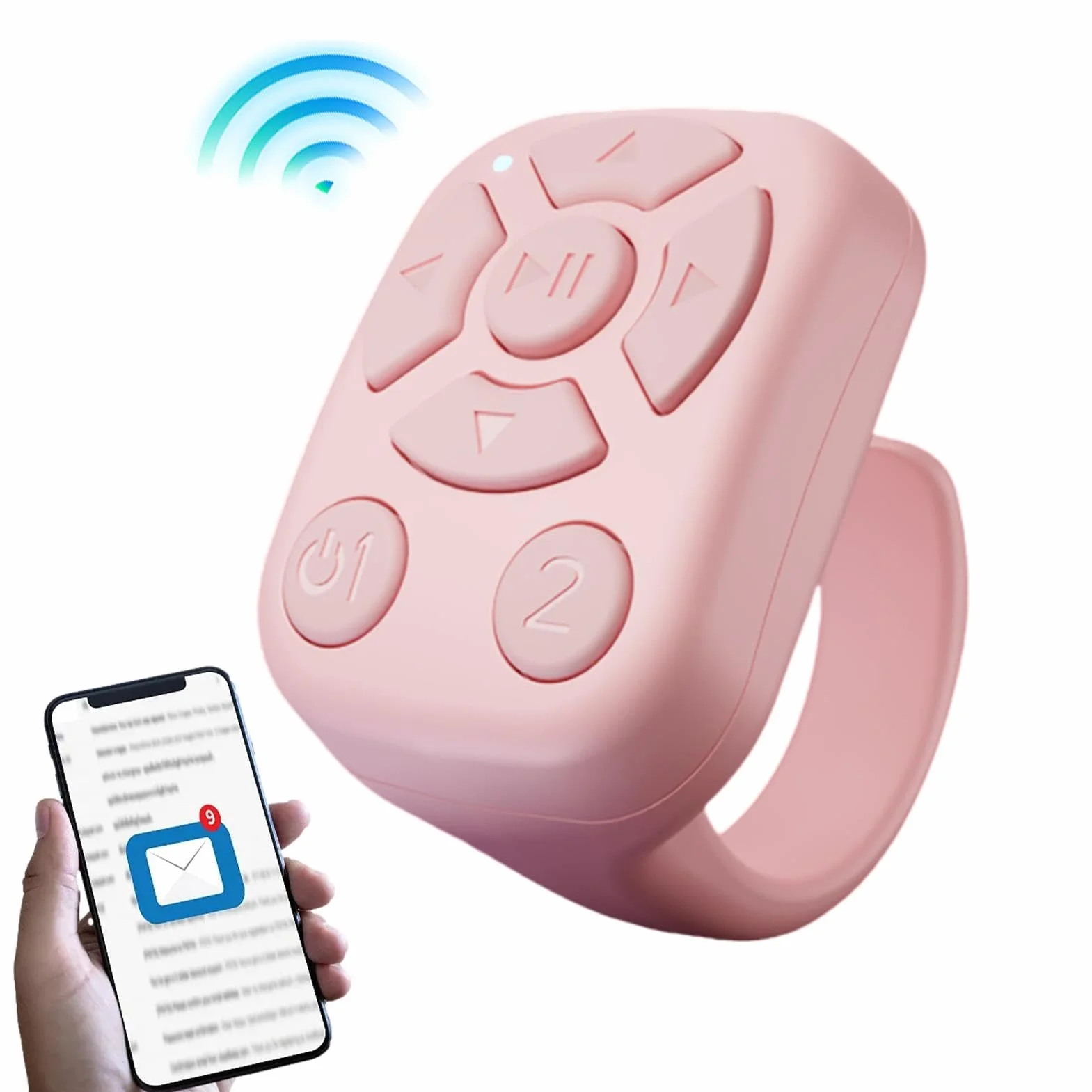 Clicker Automatique Anneau Intelligent Tourneur De Page Télécommandé Présentation Multifonction