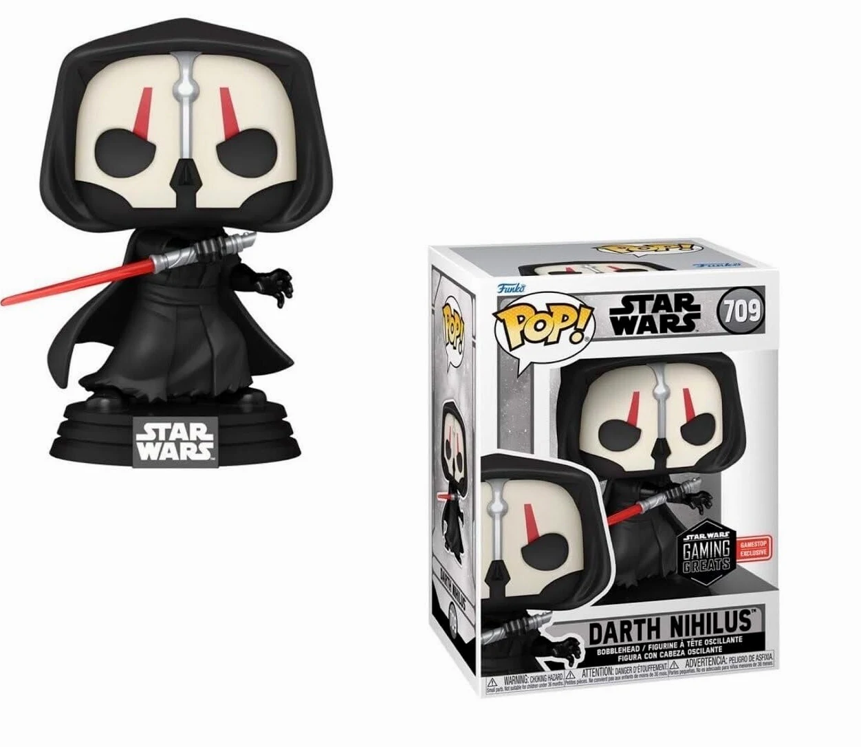 Funko Star Wars Dark Nihilus Exclusive Pop Vinyle Figure 709