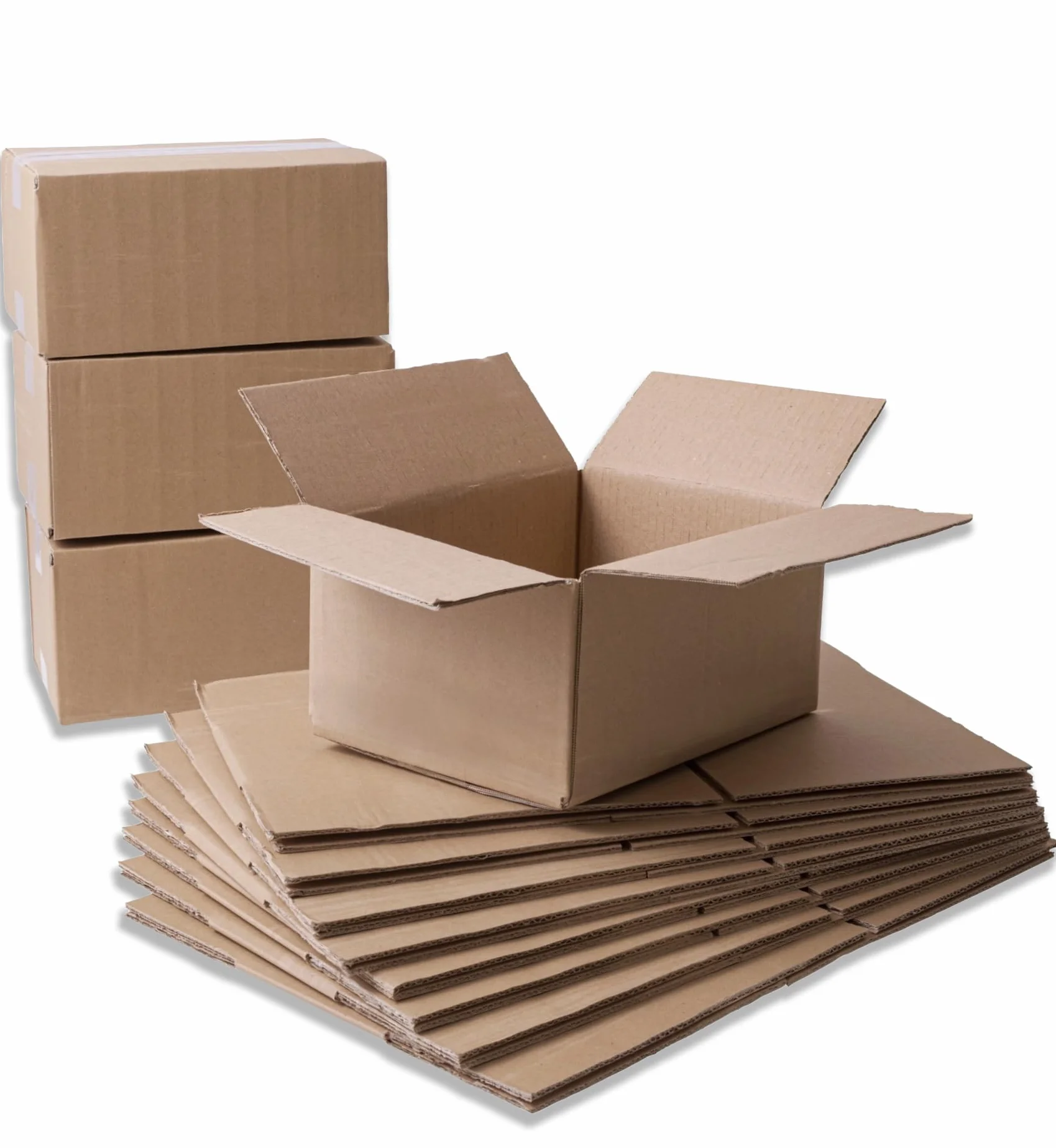 IPEA Boîtes en Carton 25 x 18 x 12 cm 10 Pièces pour Expéditions E-Commerce Emballage