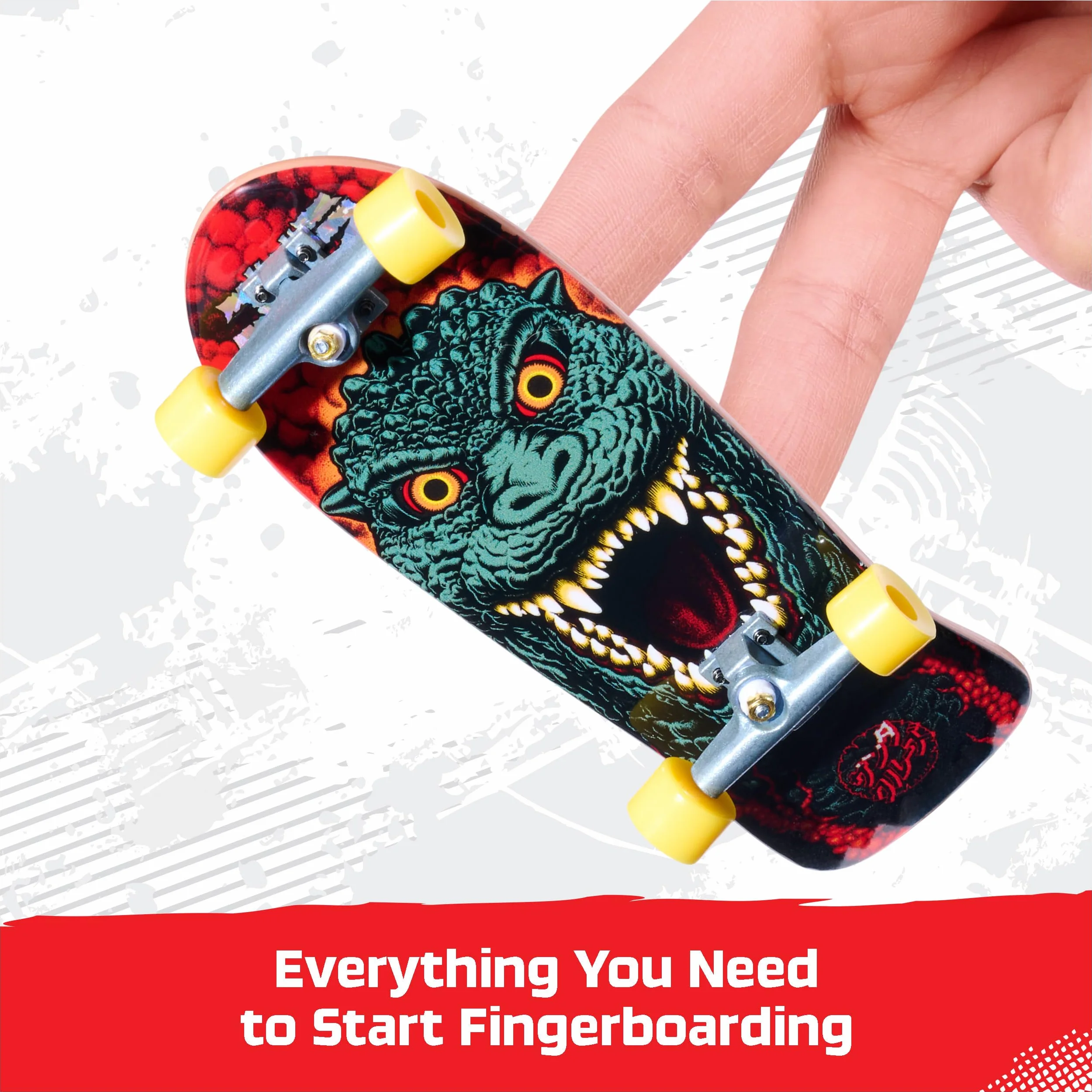 Tech Deck Godzilla Sk8shop Touche Bonus Pack Mini Skateboards à Collectionner Personnalisables Jouets Enfants 6 Ans