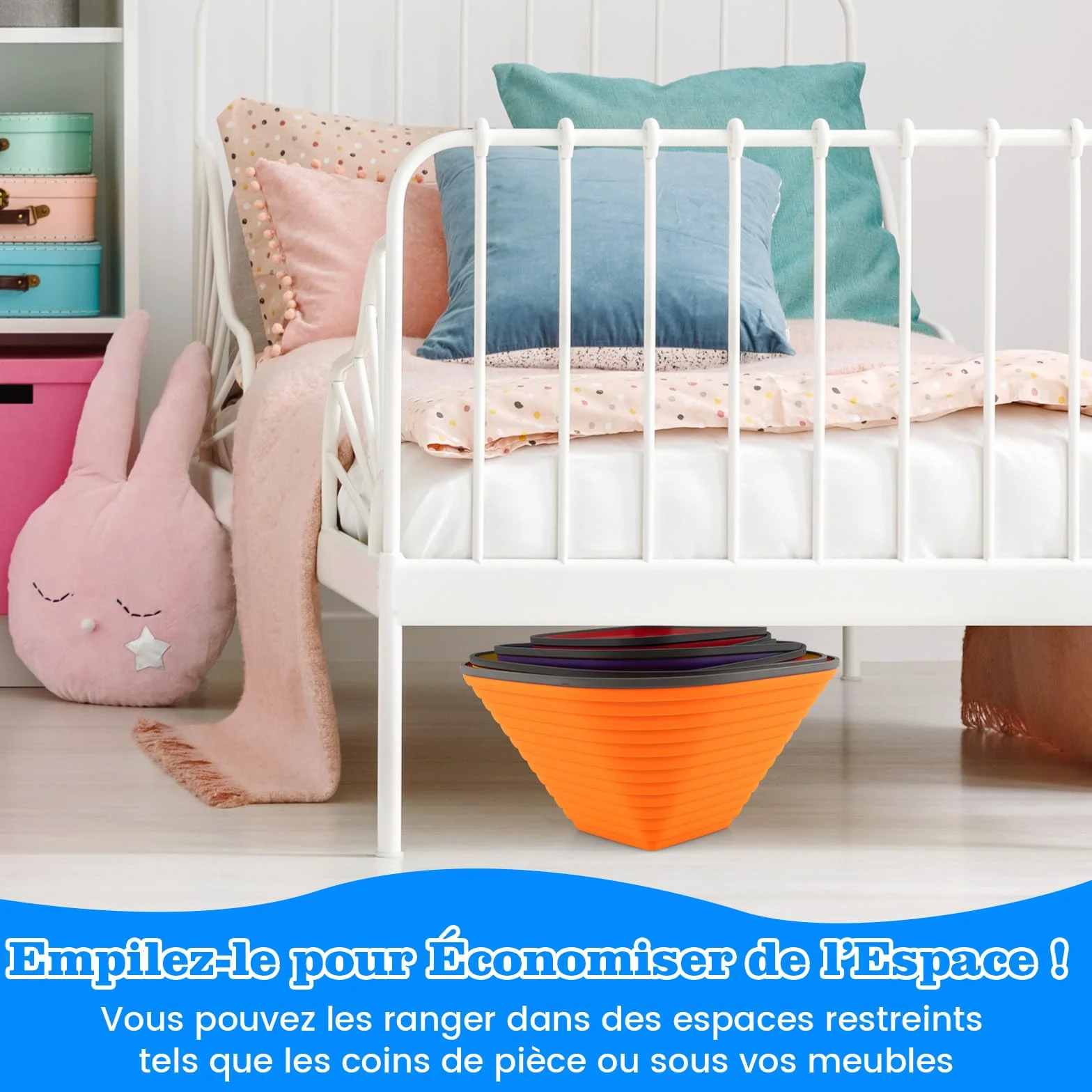 COSTWAY Pierres d'équilibre Empilables Enfant Bord TPE, Parcours Motricité Motif Antidérapant, Jouet Sensoriel Intérieur Extérieur, Charge 80kg 3 Ans+