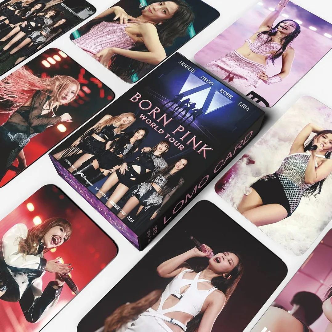 Kpop BP Cartes à Collectionner Born Pink World Tour 55 Lomo Cartes