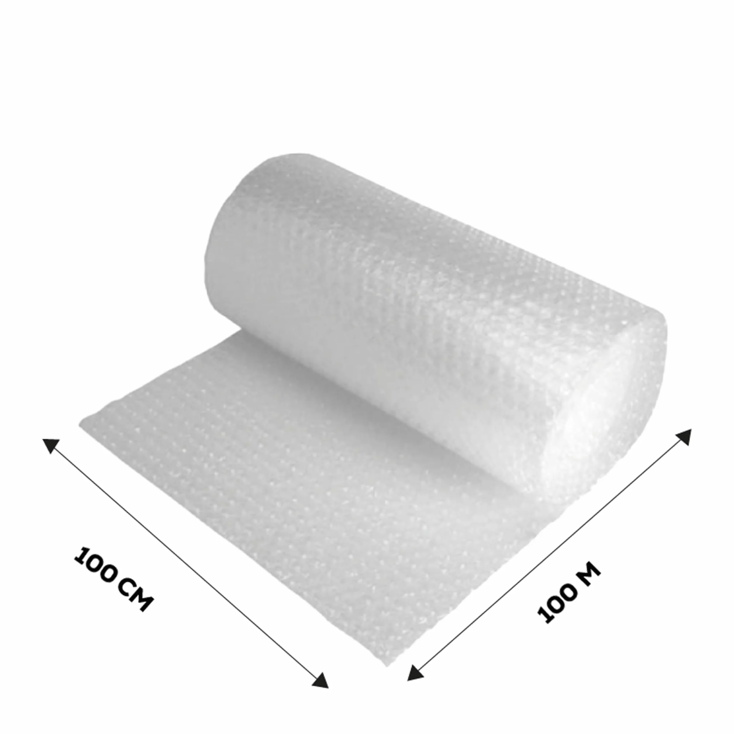 Jeco Film Papier Bulle Aircap 1m x 100m Tri-Couche avec Film Barrière Recyclable