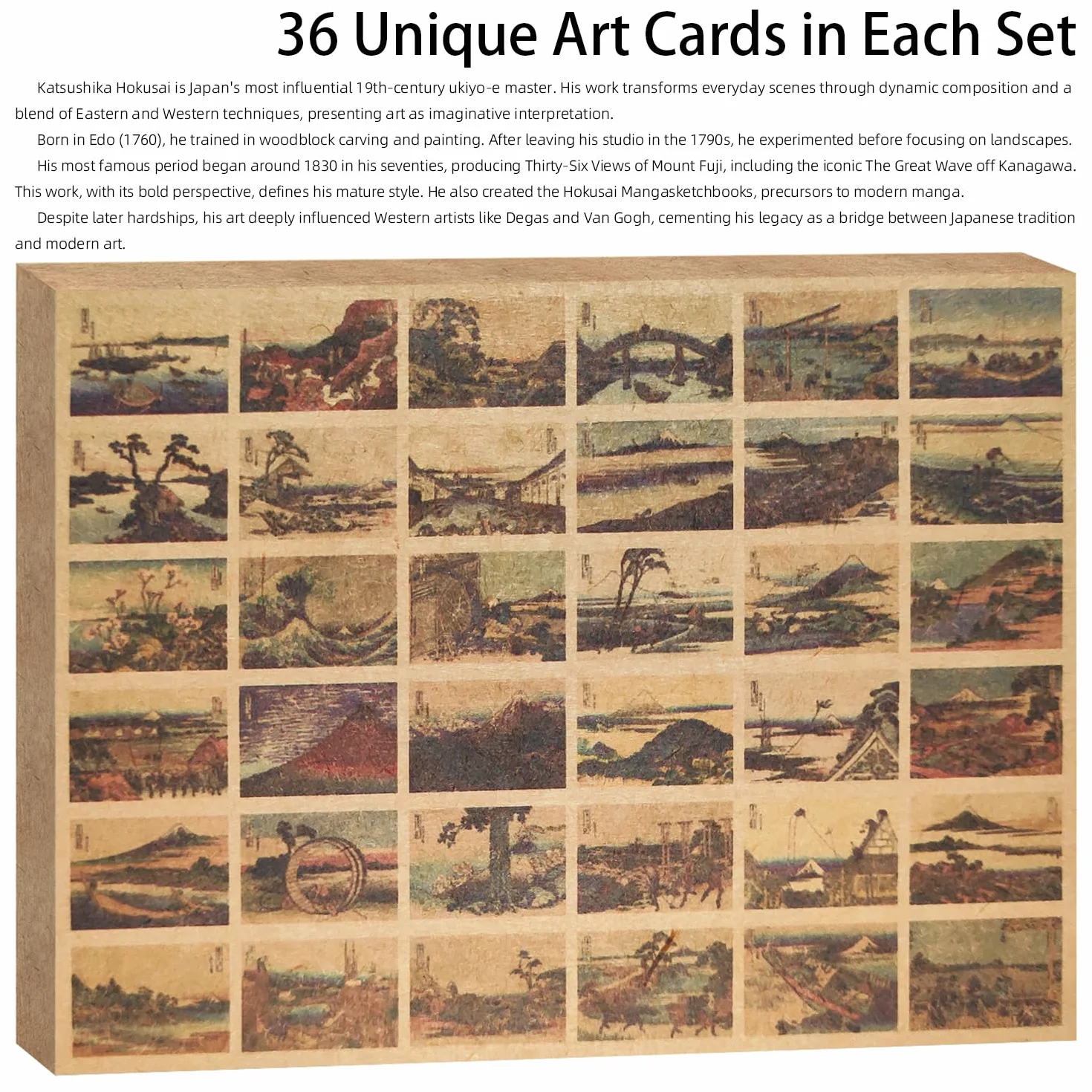 Berkin Arts 30 cartes postales d'art vintage rétro style classique européen peinture à l'huile coffret