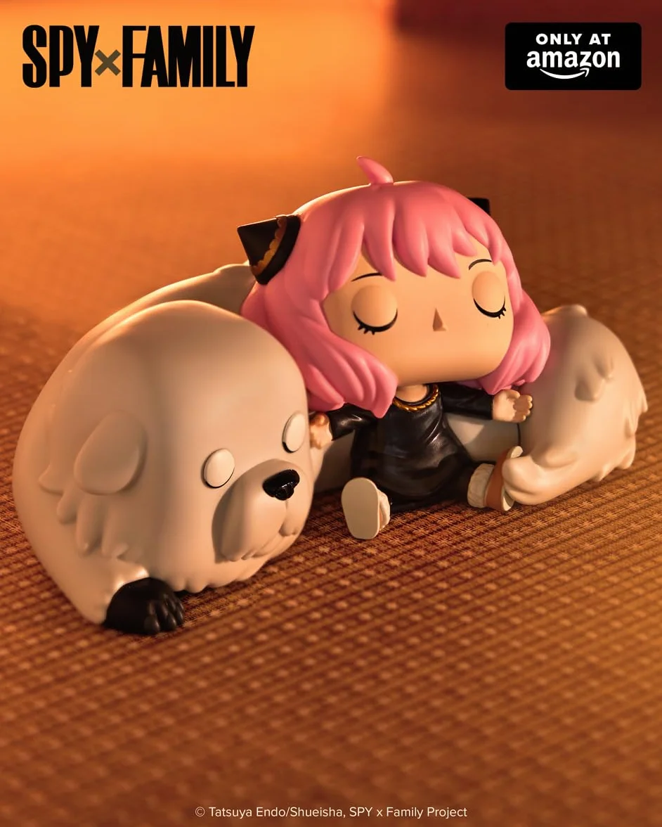 Funko Pop! Premium: Spy X Family - Anya Forger Sleeping on Bond Figurine en Vinyle Amazon Exclusivité