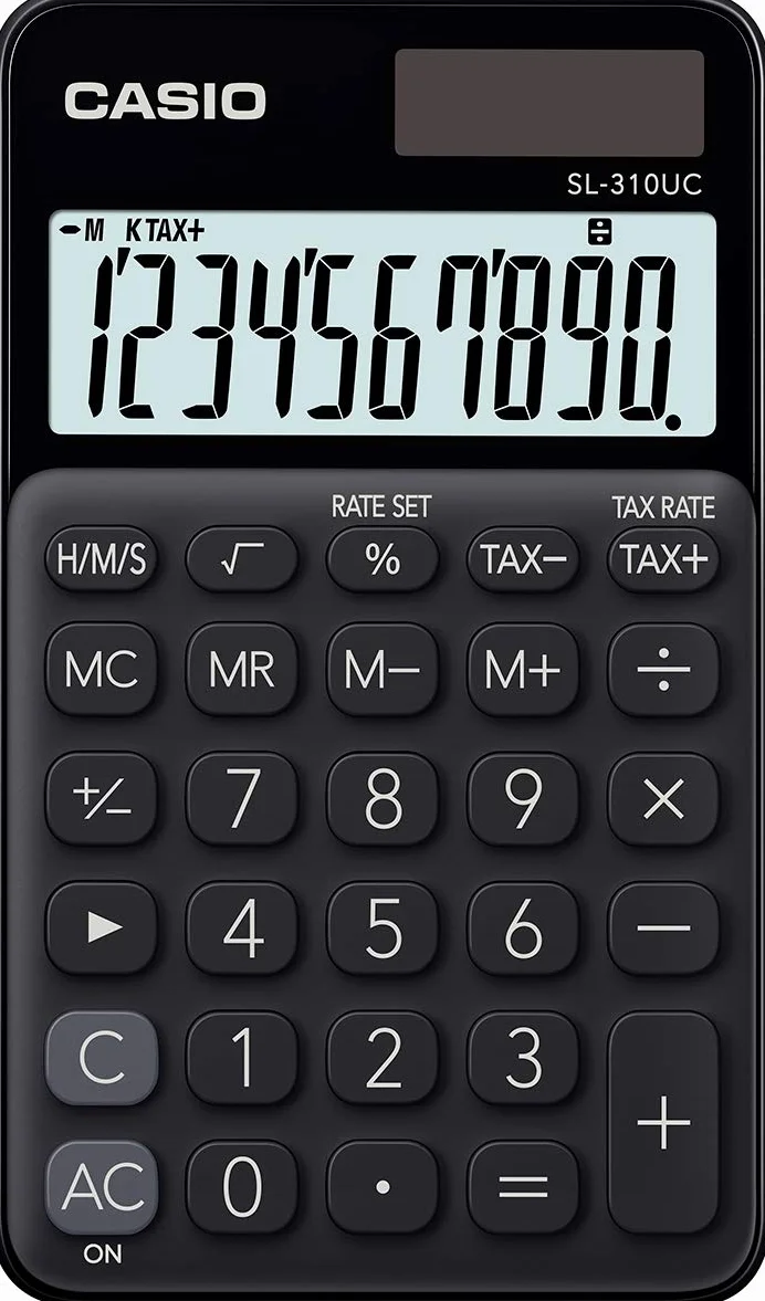Casio SL-310UC-BK noir kalkulator kieszonkowy