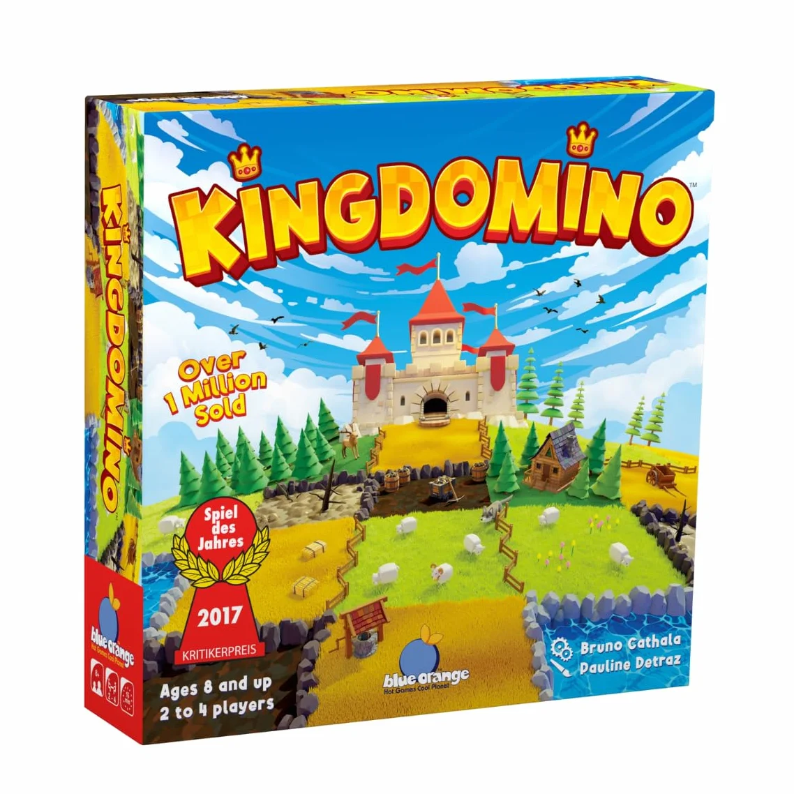 Kingdomino Jeu de Société Domino Tuile Meilleur Jeu de l'Année 8 Ans