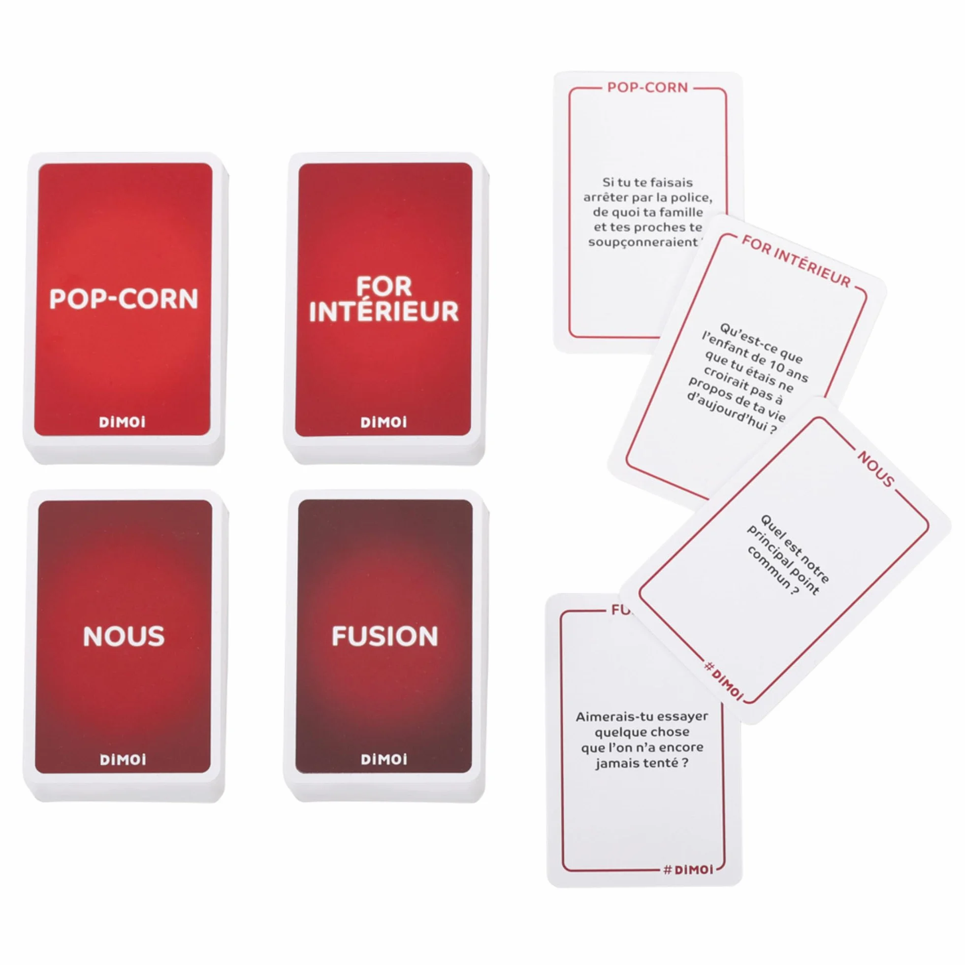 Dimoi Jeu de Couple 240 Cartes pour Conversations Amoureuses - Cadeau Femme Homme