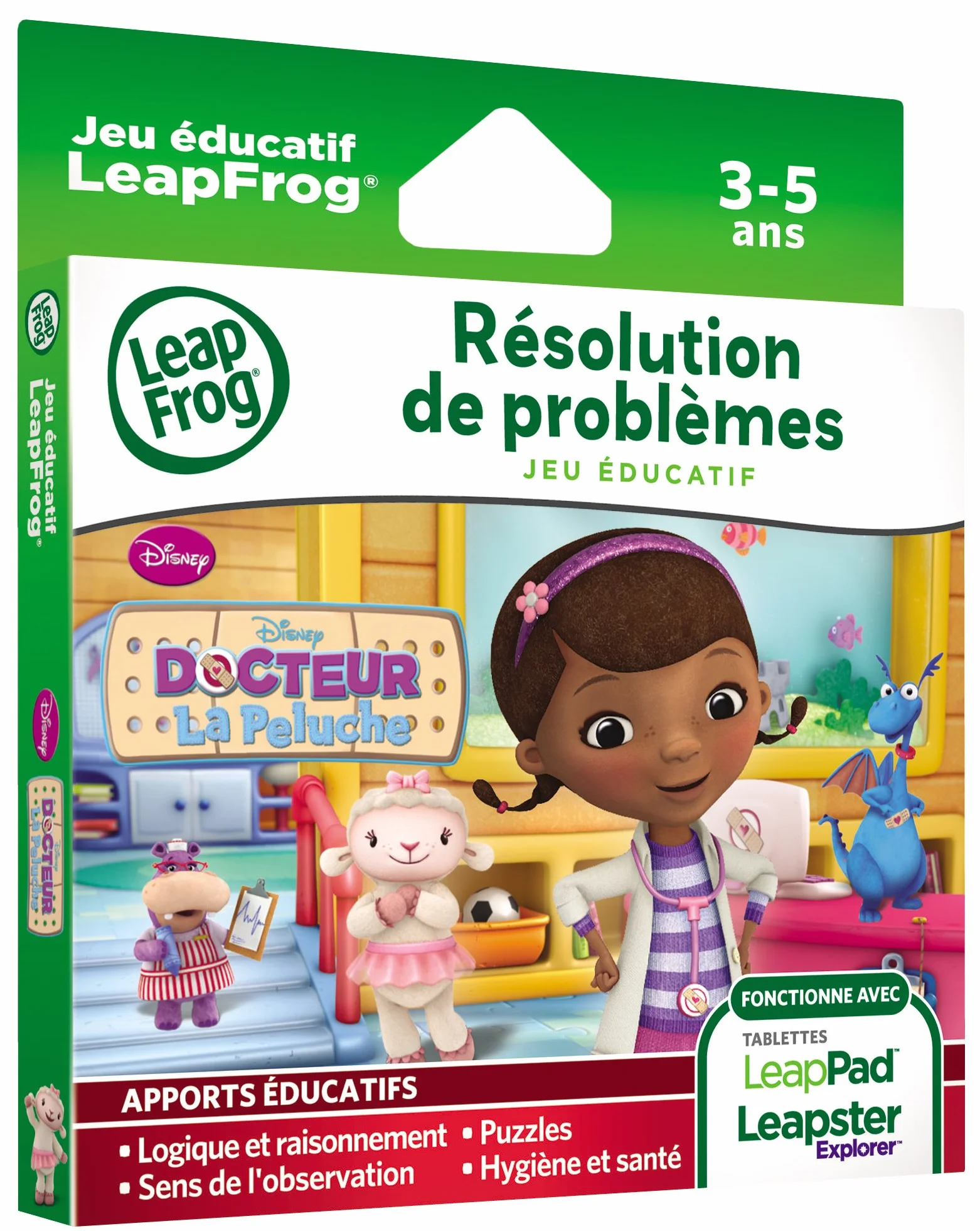 LeapFrog Jeu Educatif Leappad Leapster Docteur La Peluche