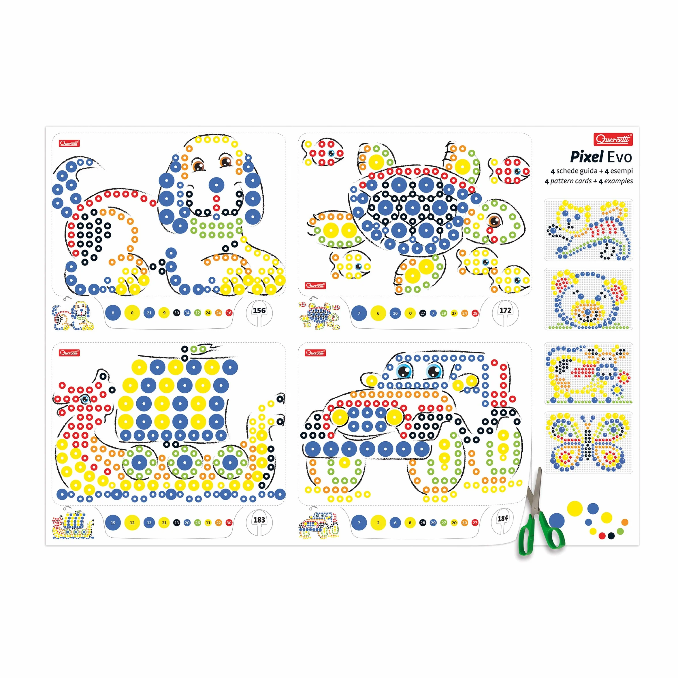 Quercetti FantaColor Evolution Boy Jeu De Mosaïques Loisirs Créatifs