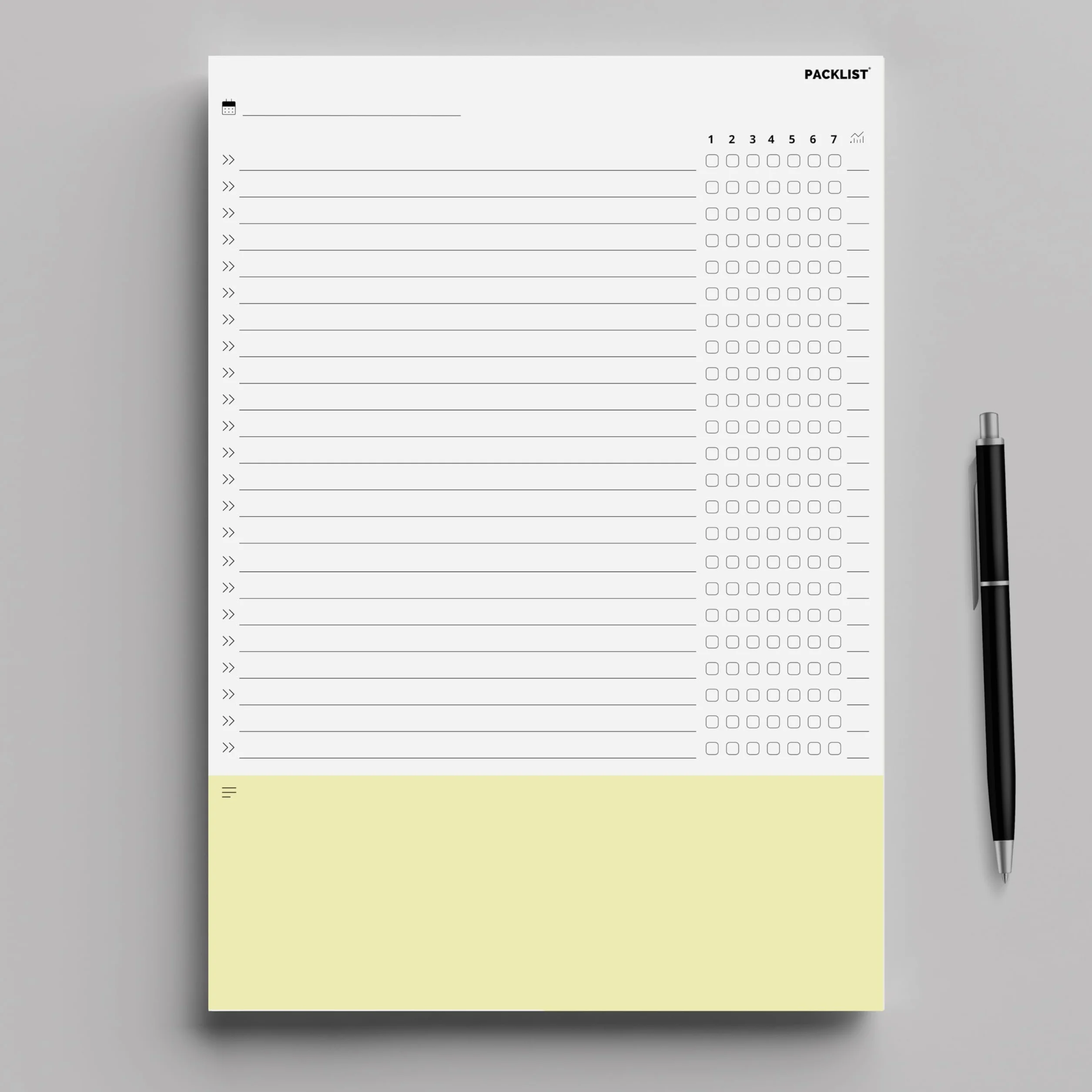 Habit Tracker Hebdomadaire A4 - Planificateur de Habitudes pour Productivité et Bien-être