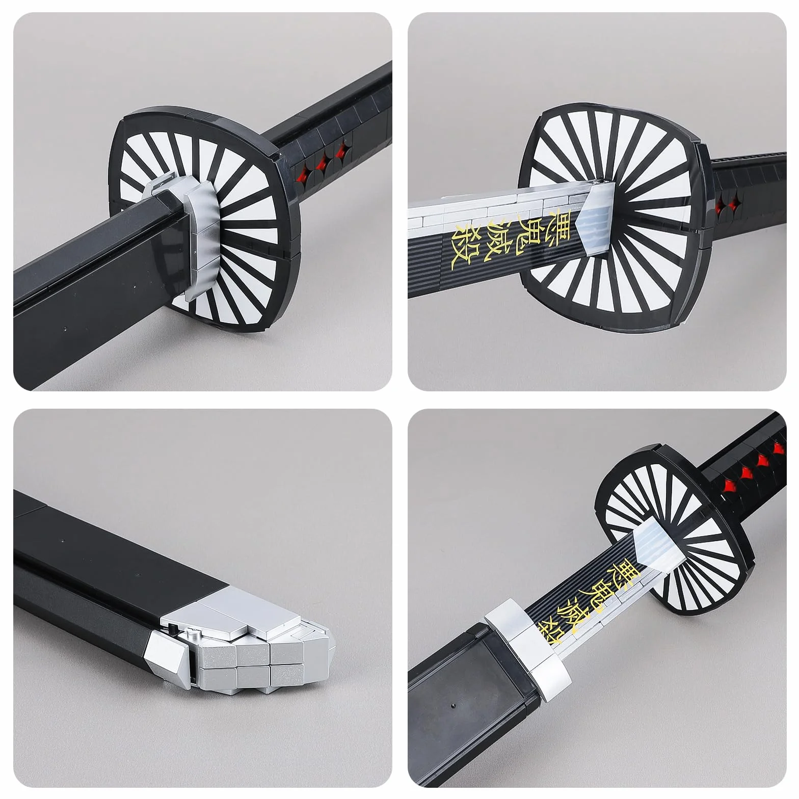 QLT Ideas Katana cosplay Tanjiro Kamado Demon Slayer briques 771 pièces fourreau support