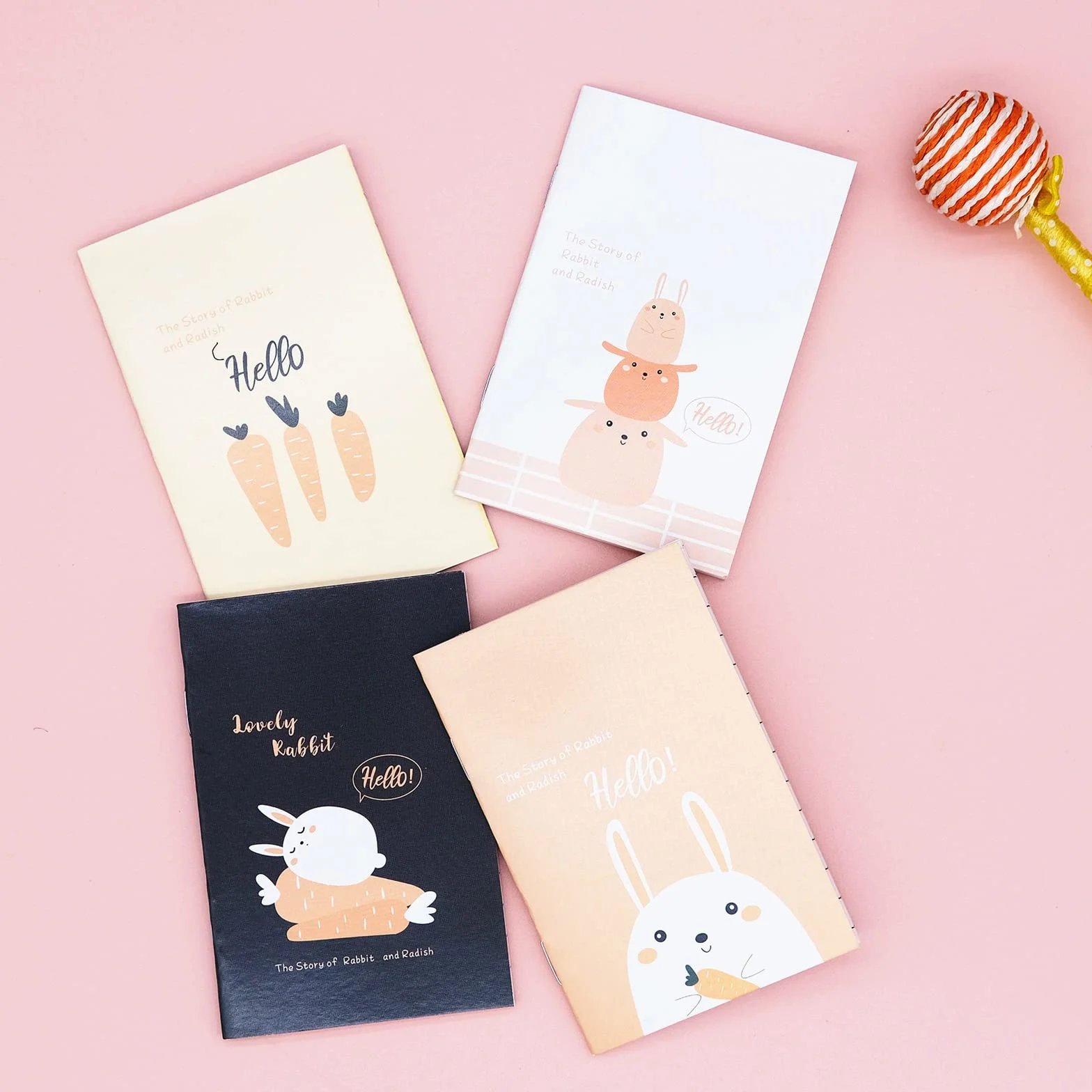 Bloc Note A7 10,5 x 7 cm Carnet de Poche 16 Pièces Couverture Colorée Animaux Dessins Animés