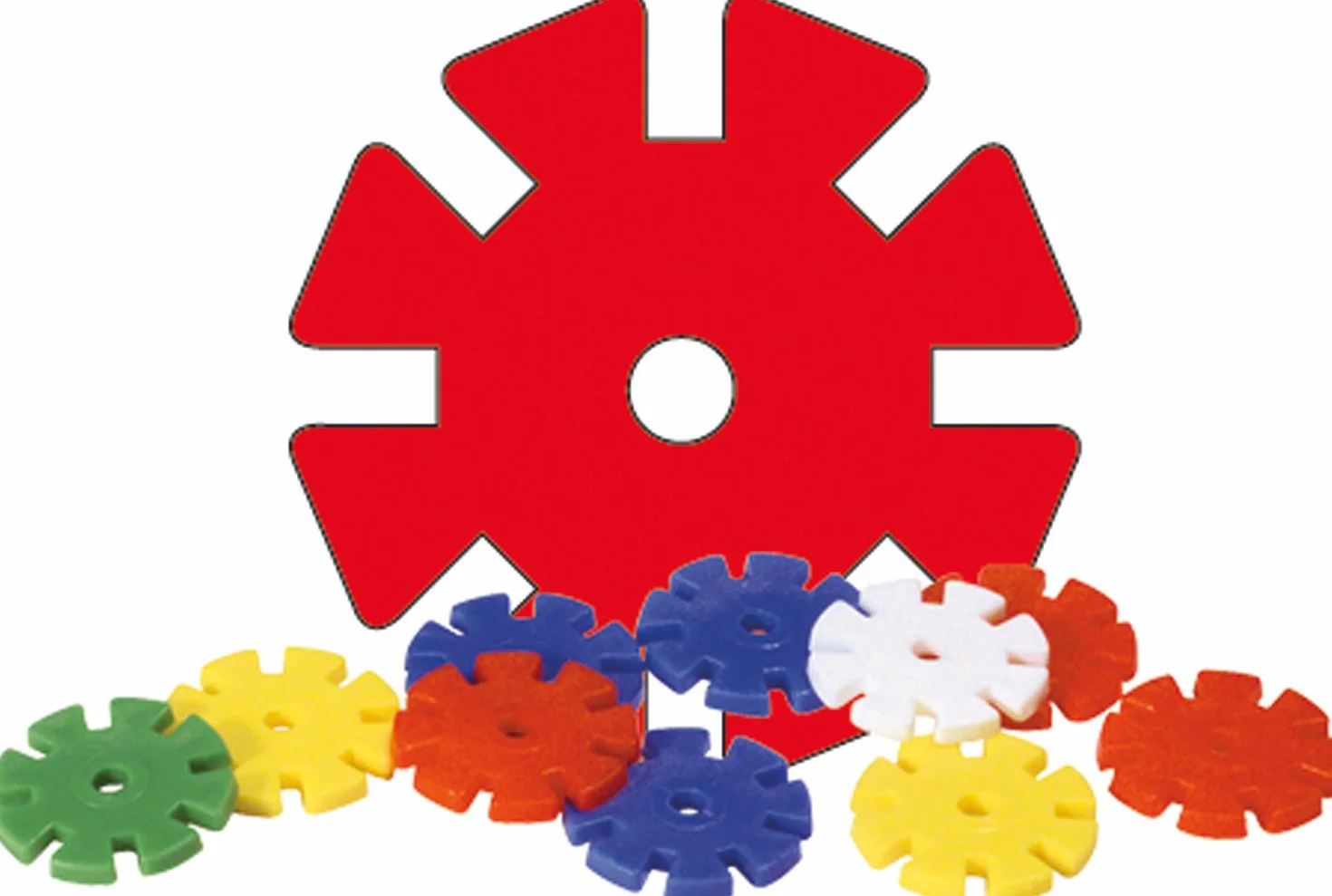 LENA Kit de bricolage Rondi 25 Éléments enfichables 500 g 25 mm