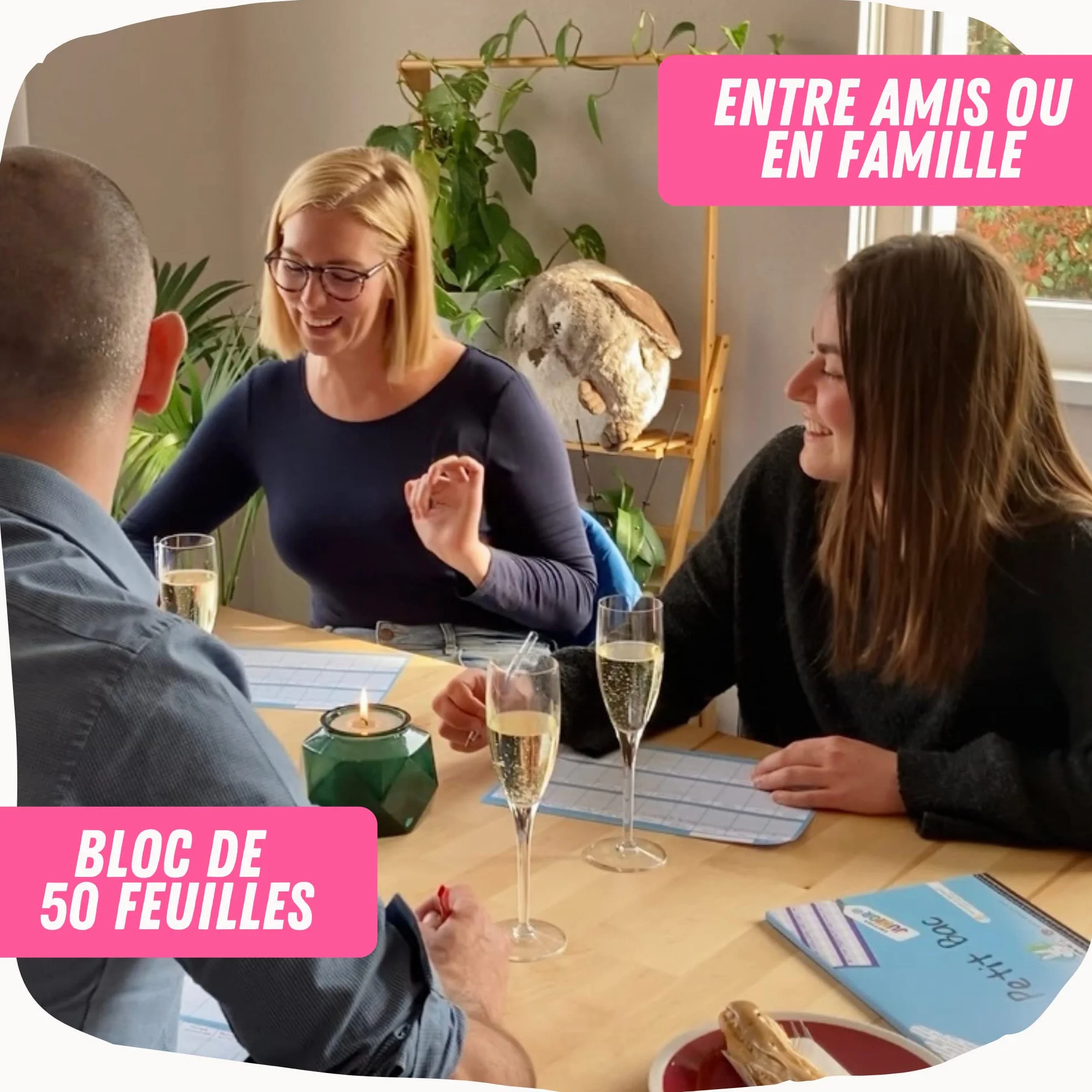 Jeu du Petit BAC - Edition Déjantée - Bloc 50 Pages - Jeu du baccalauréat