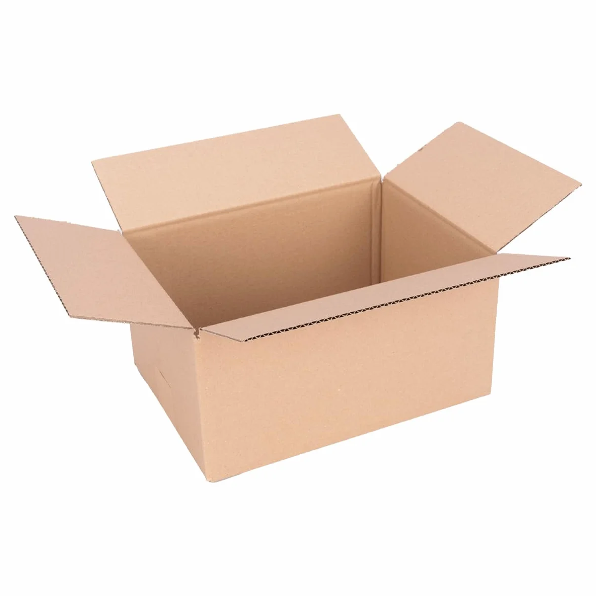 Carton d'expédition simple cannelure 30 x 21,5 x 14 cm format A4 brun - KK 30