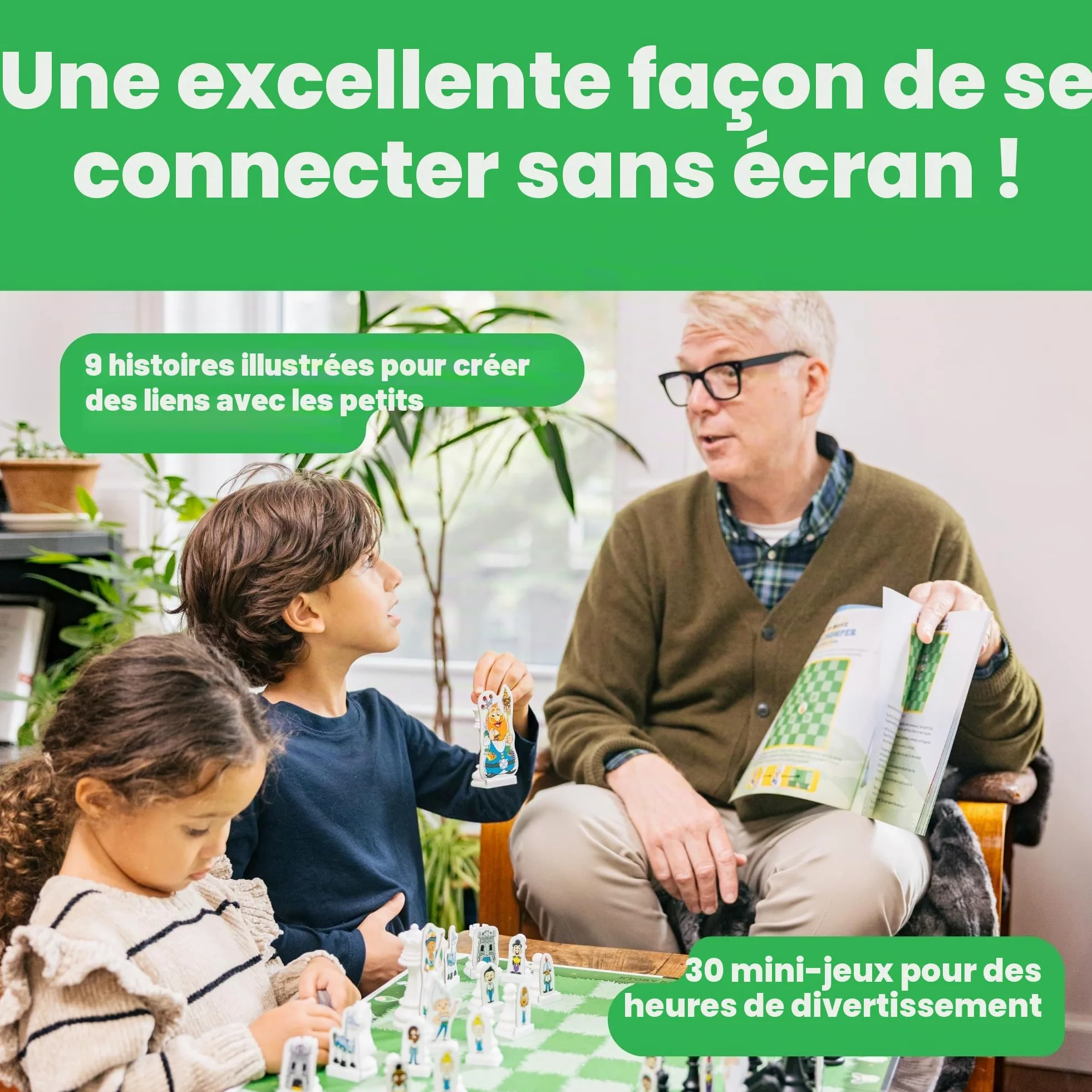 Story Time Chess - Jeu d'échecs pour débutants avec Livre, Jeu d'échecs, Jeux de société d'apprentissage Traditionnels pour garçons et Filles âgés de 3 à 103 Ans