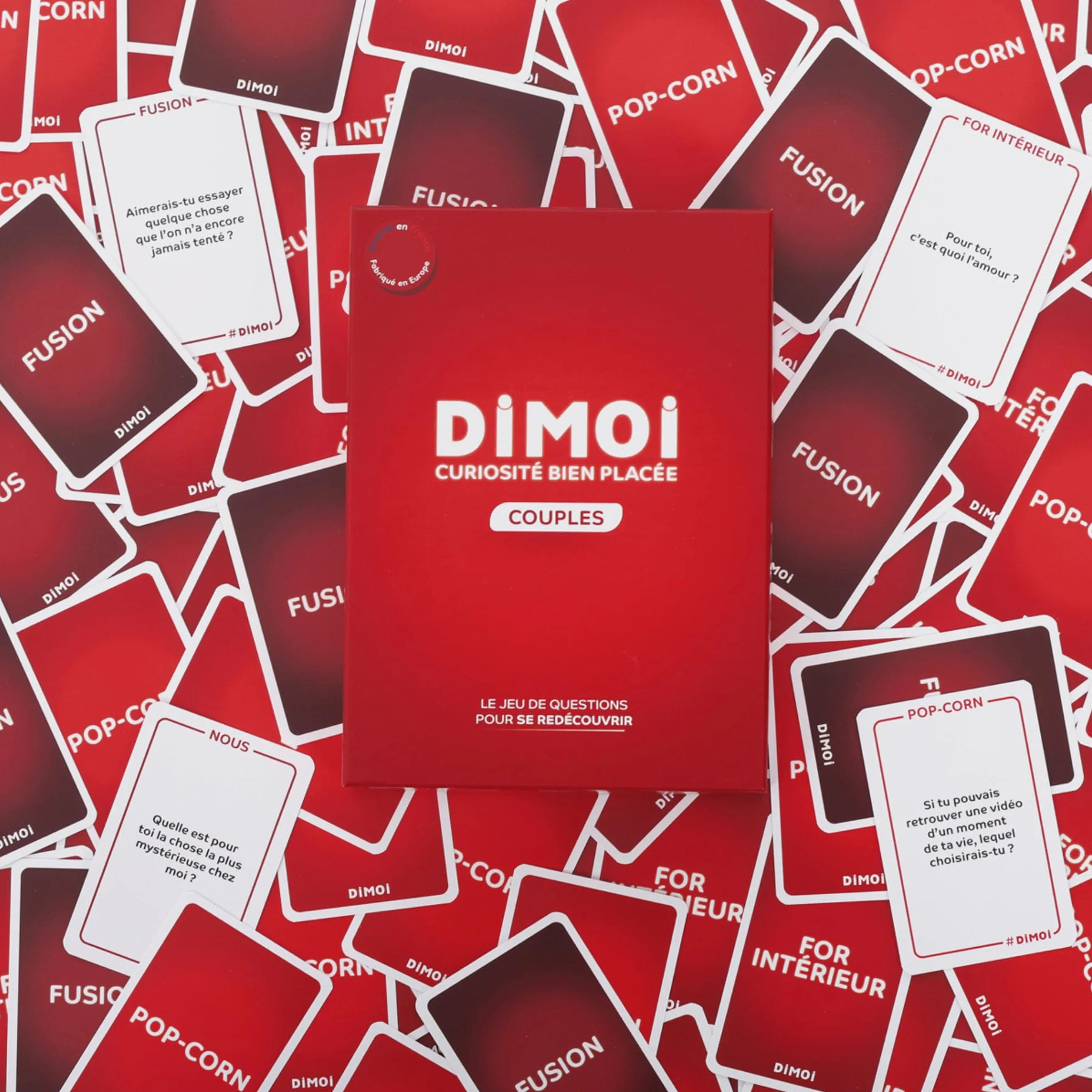 Dimoi Jeu de Couple 240 Cartes pour Conversations Amoureuses - Cadeau Femme Homme