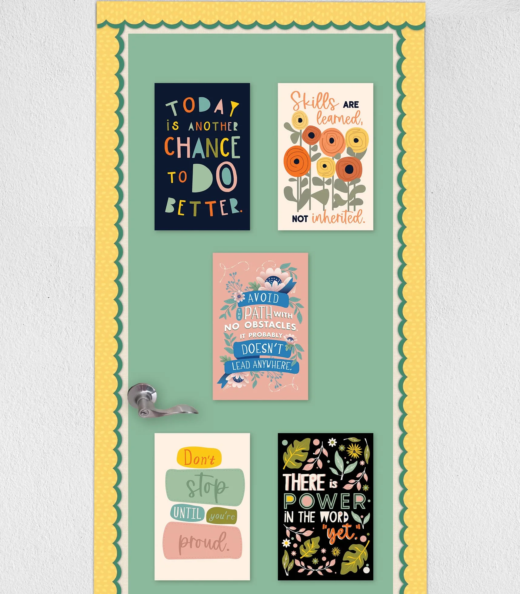 Carson Dellosa 16 affiches motivation salle de classe 27,9 x 43,2 cm inspirantes collège lycée