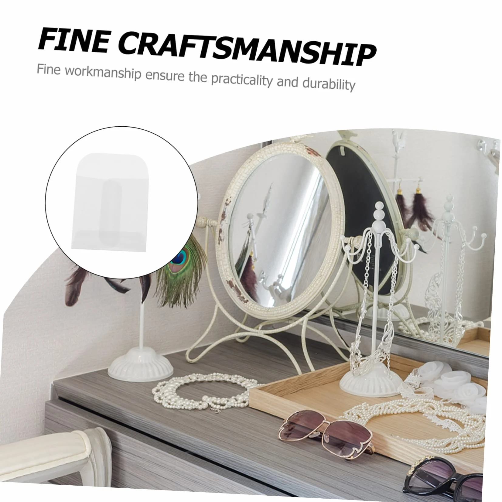 TEHAUX Mini Enveloppes Transparentes 3x5 cm 50 Pièces Pochettes Pour Bijoux Étiquettes Cartes De Visite