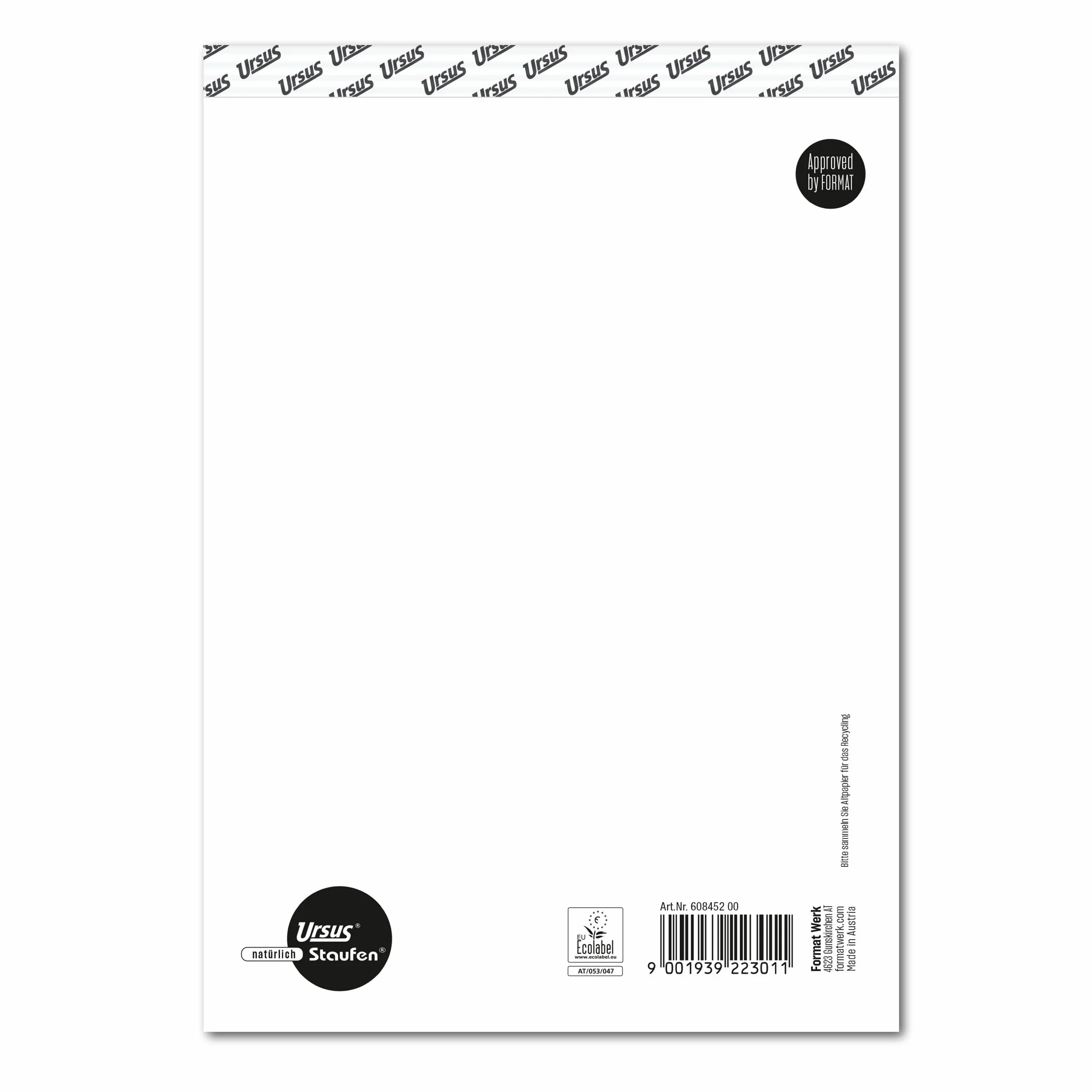 Staufen Bloc-notes A5 70 g/m² 5 blocs 50 feuilles vierge