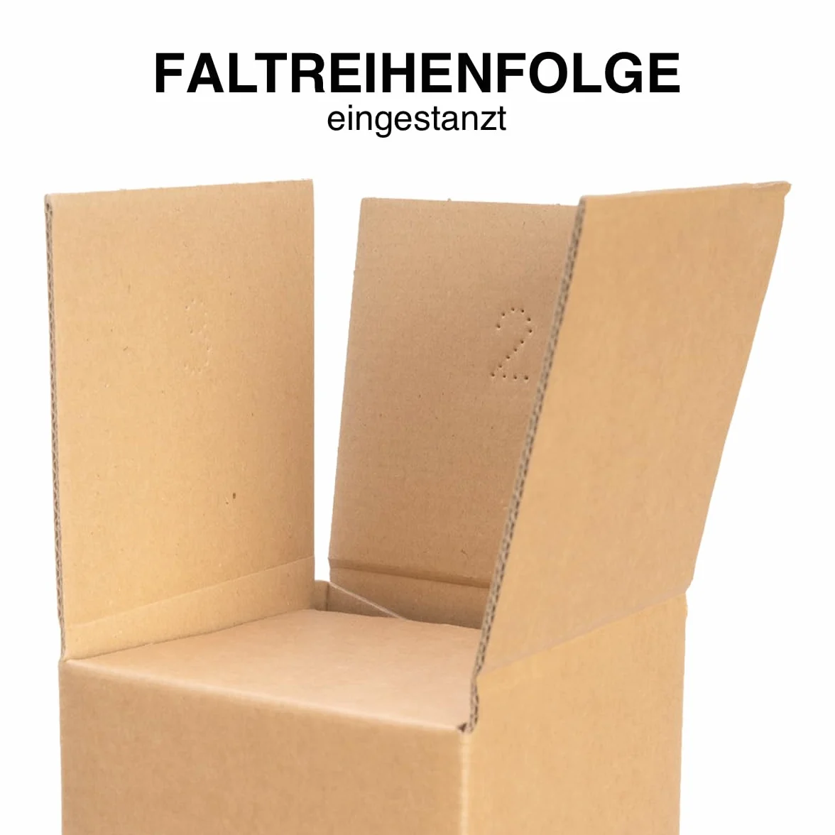 Tube d'expédition carton pliant 655 x 105 x 105 mm brun 10 pièces