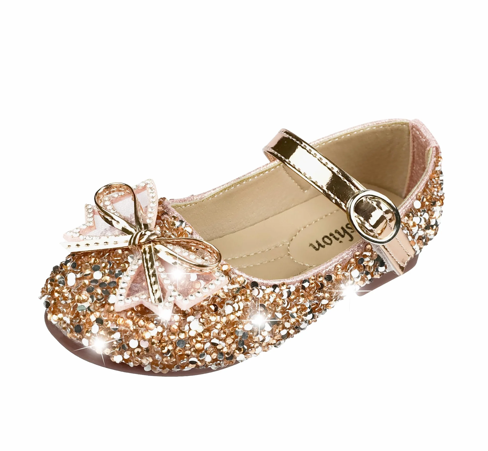 Chaussure Princesse Paillettes Fille Enfant Deguisement Fête Anniversaire Mariage