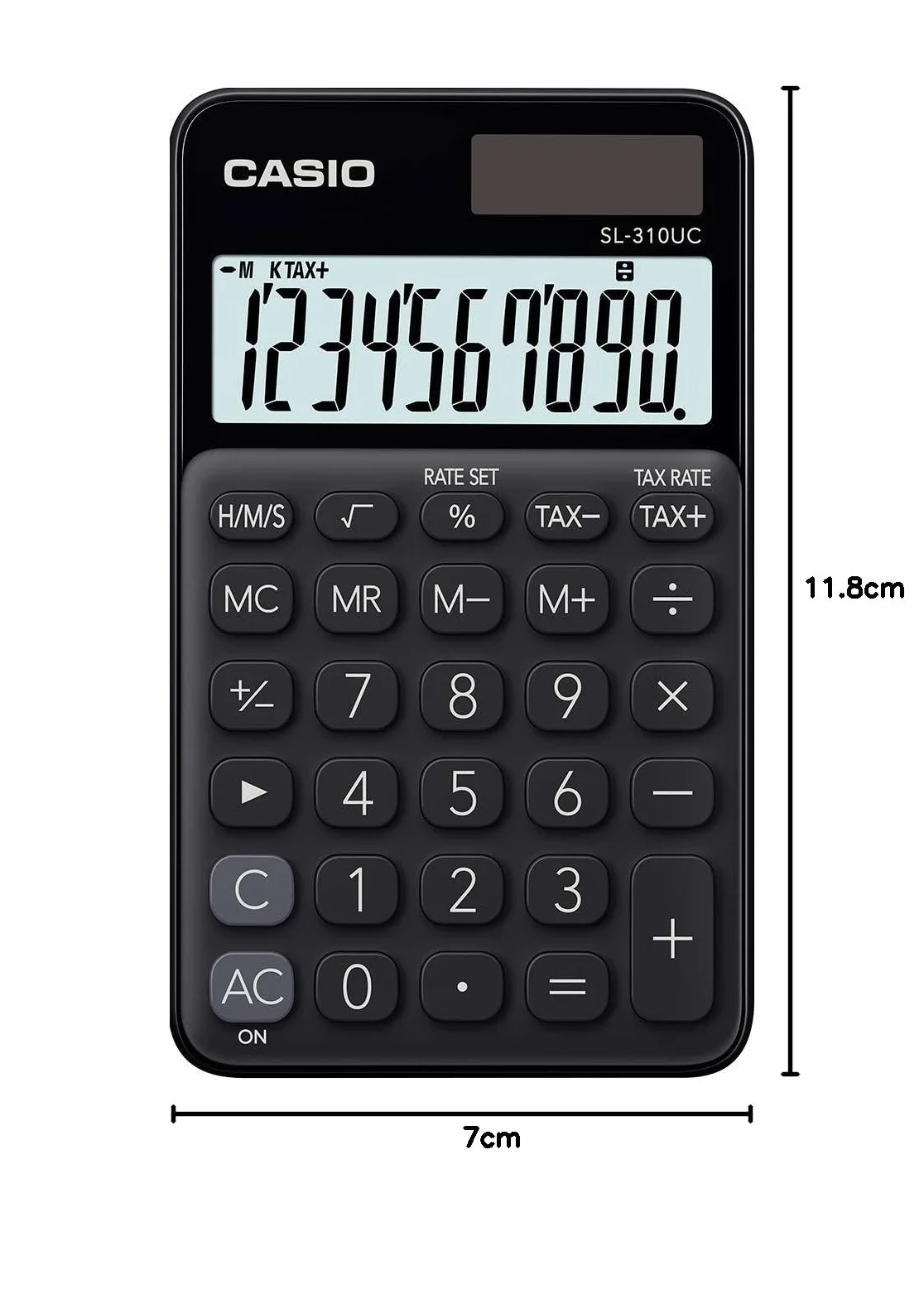 Casio SL-310UC-BK noir kalkulator kieszonkowy