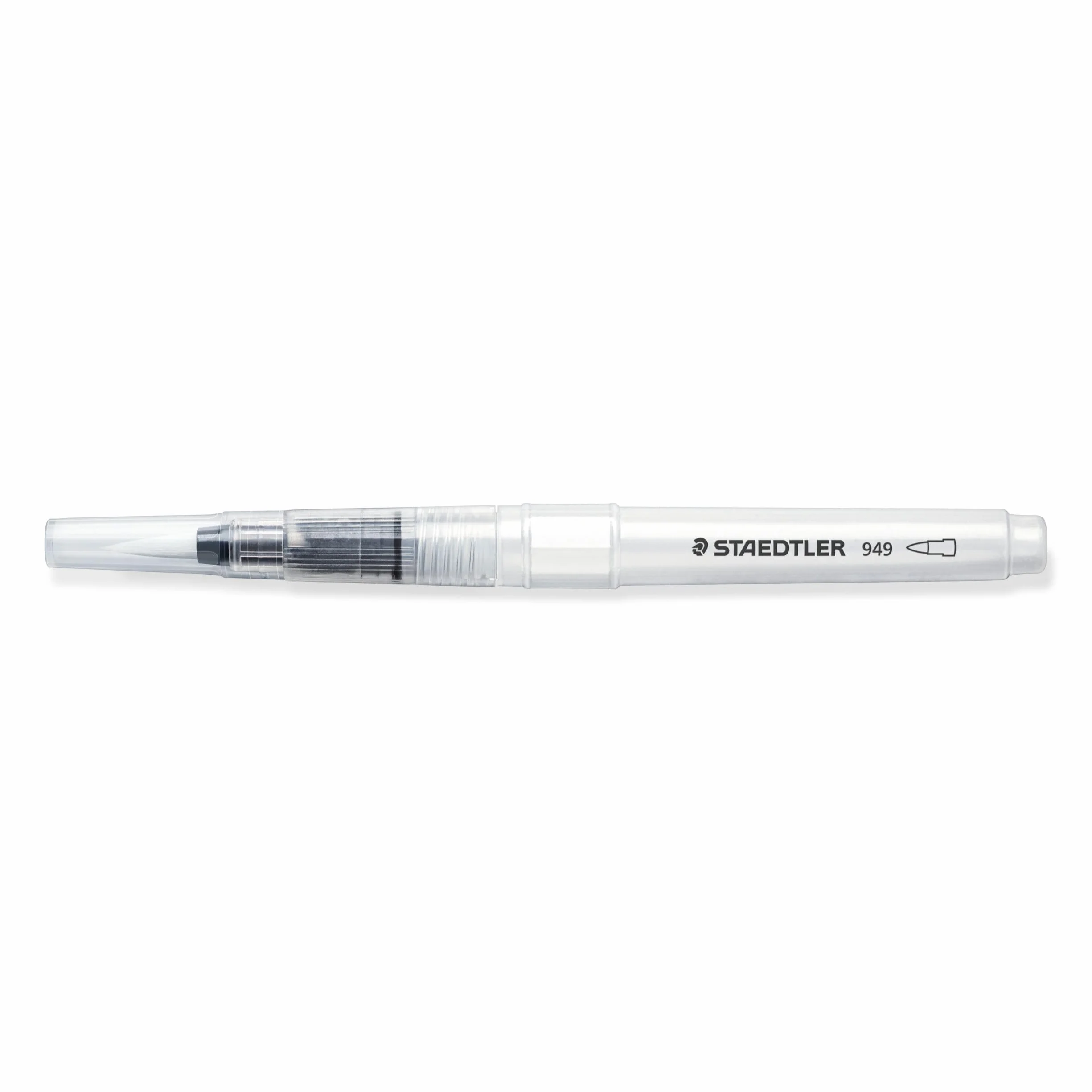 Staedtler Pinceau à réservoir d'eau en nylon résistant, Touffe ronde et fine, 949 BK-1-C